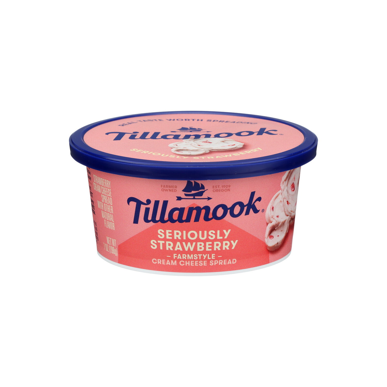 Tillamook Strawberry Cream Cheese Spread - 7 Ounce Image 1 of 2