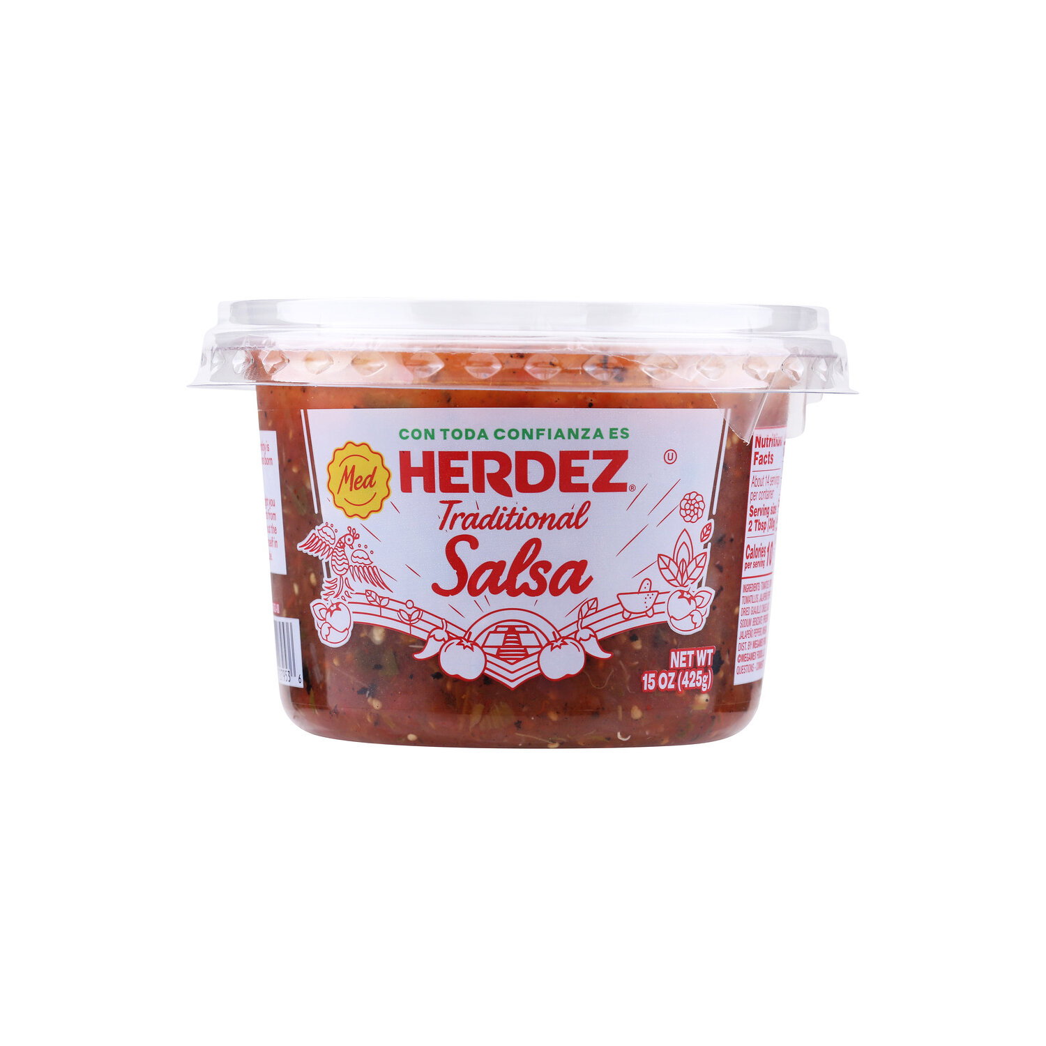 Herdez Medium Traditional Salsa - 15 Ounce - Brookshire's