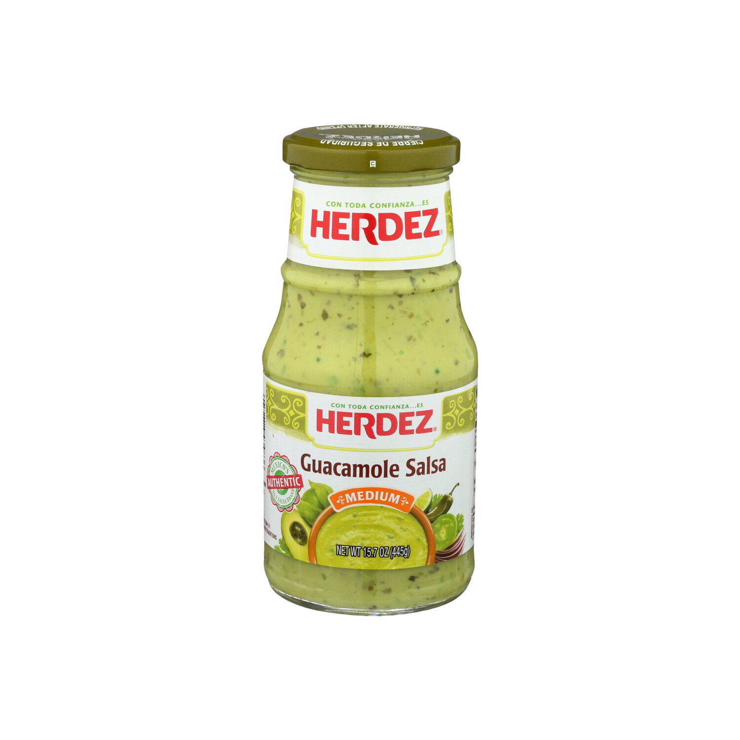 Herdez Medium Guacamole Salsa - 15.7 Ounce Image 1 of 4