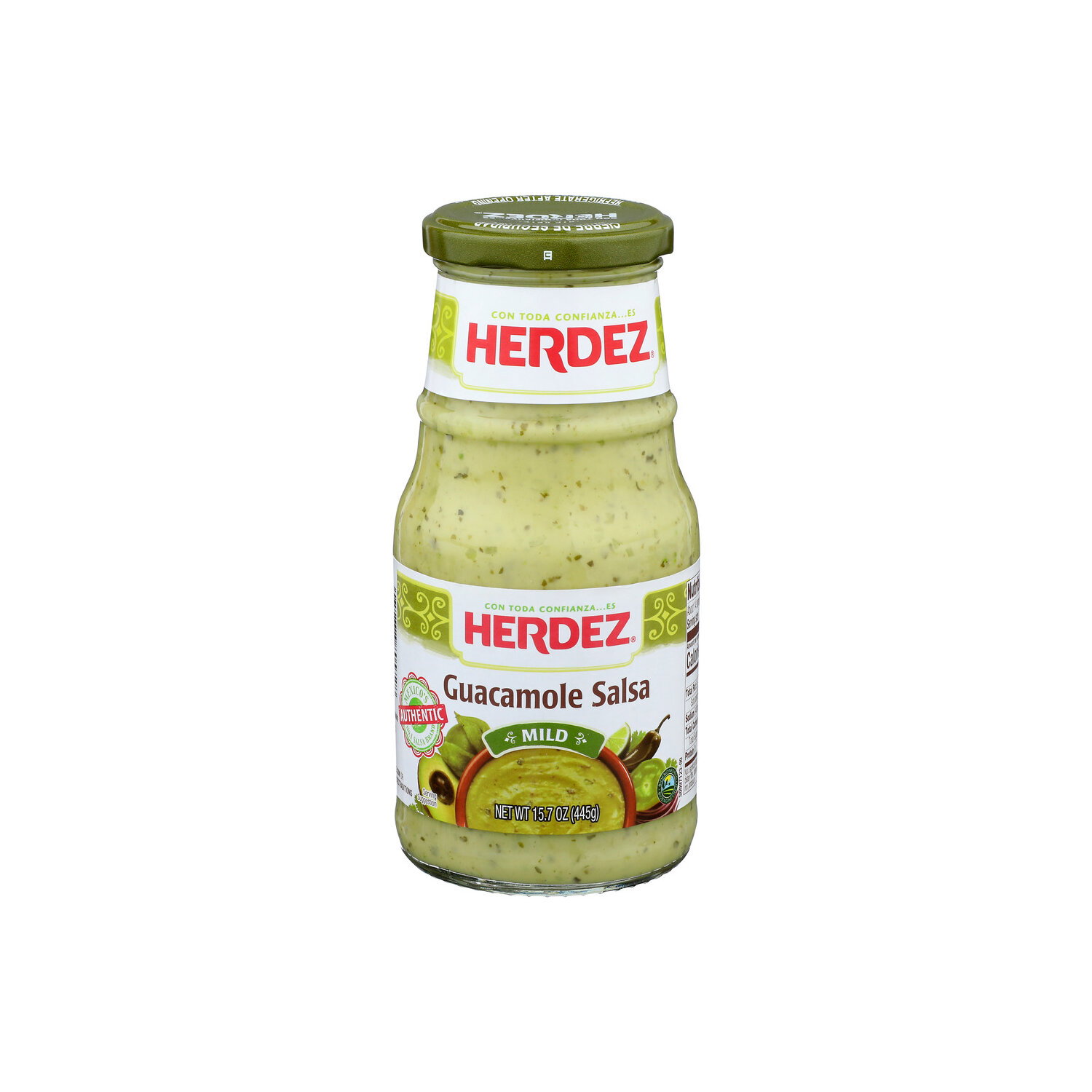 Herdez Mild Guacamole Salsa - 15.7 Ounce Image 1 of 4
