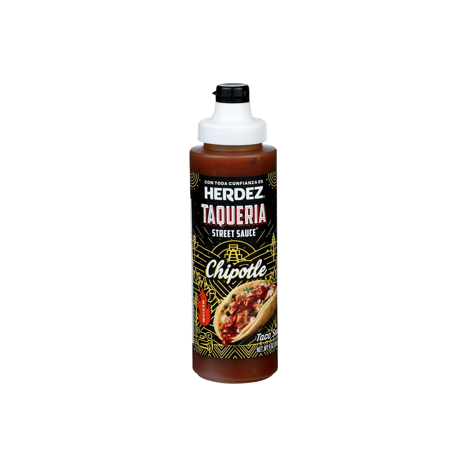 HERDEZ Taqueria Street Sauce Medium Chipoile - 9 Ounce Image 1 of 4