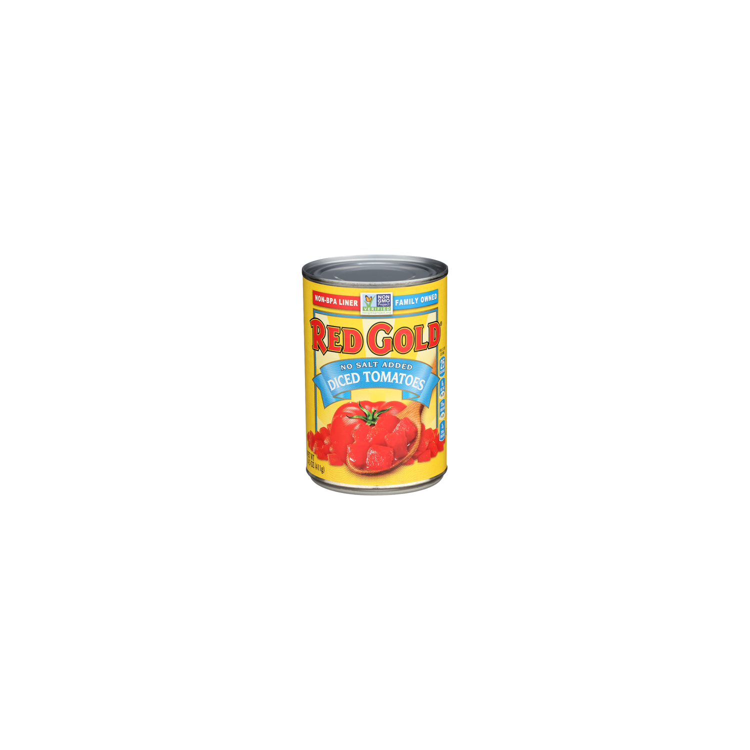 Red Gold No Salt Added Diced Tomatoes - 14.5 Ounce Image 1 of 4