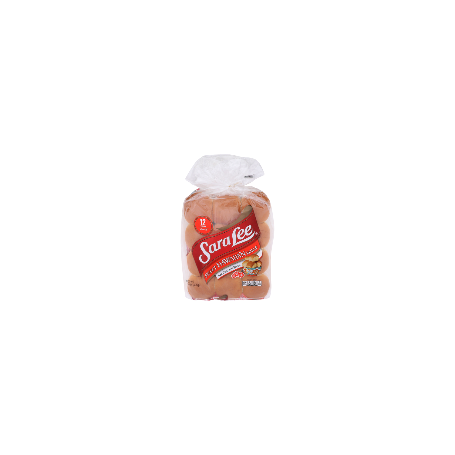 Sara Lee Sweet Hawaiian Rolls - 1.25 Ounce - 12 Count - Super 1 Foods