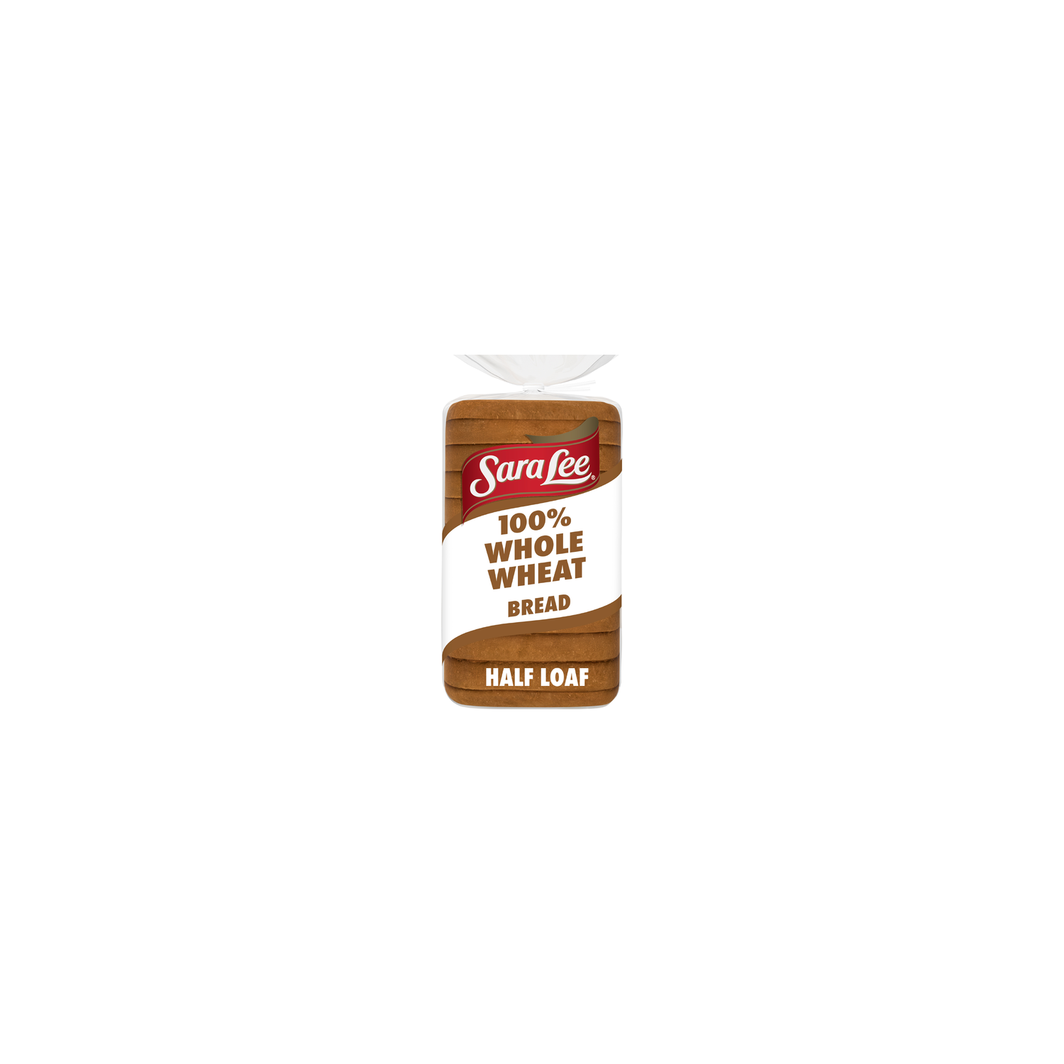 Sara Lee 100% Whole Wheat Bread, Half Loaf, Bag - 12 Ounce Image 1 of 4
