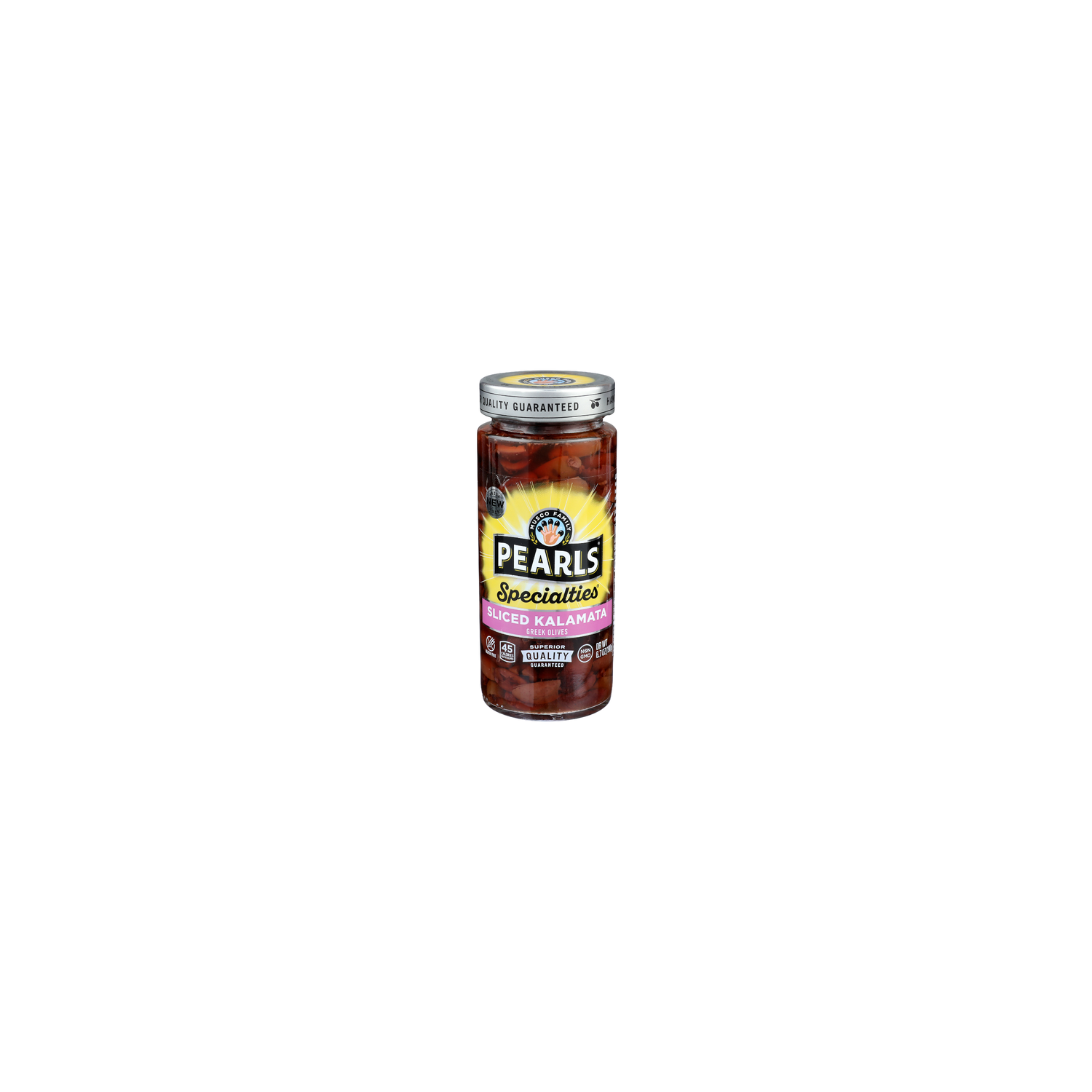 Musco Family Pearls Specialties Kalamata Sliced Greek Olives - 6.7 Ounce Image 1 of 4