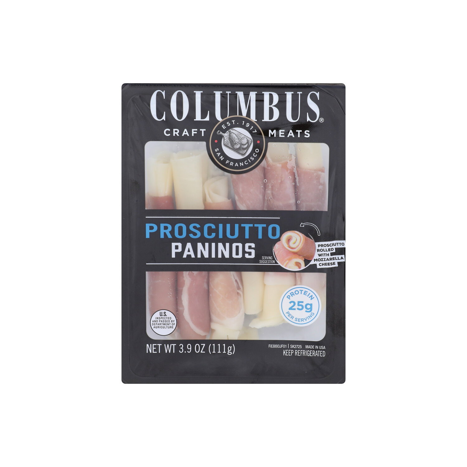 Columbus Prosciutto Paninos - 3.9 Ounce Image 1 of 4