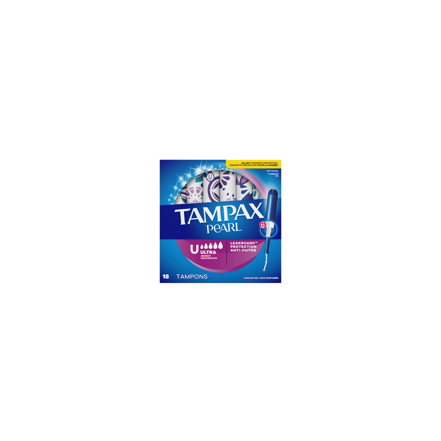 Tampax Pearl Ultra Absorbency Tampons - 18 Count
