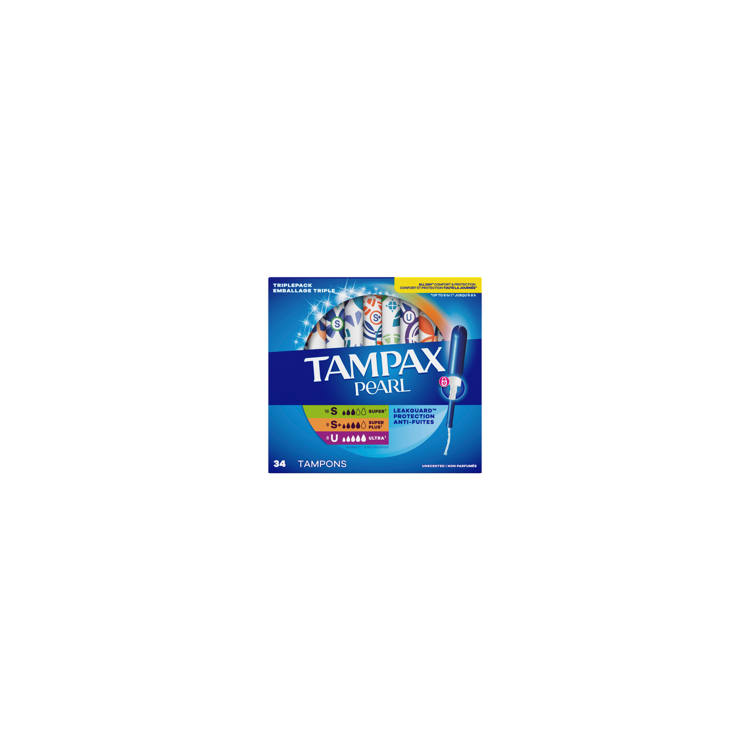 Tampax Pearl Tampons - 34 Count
