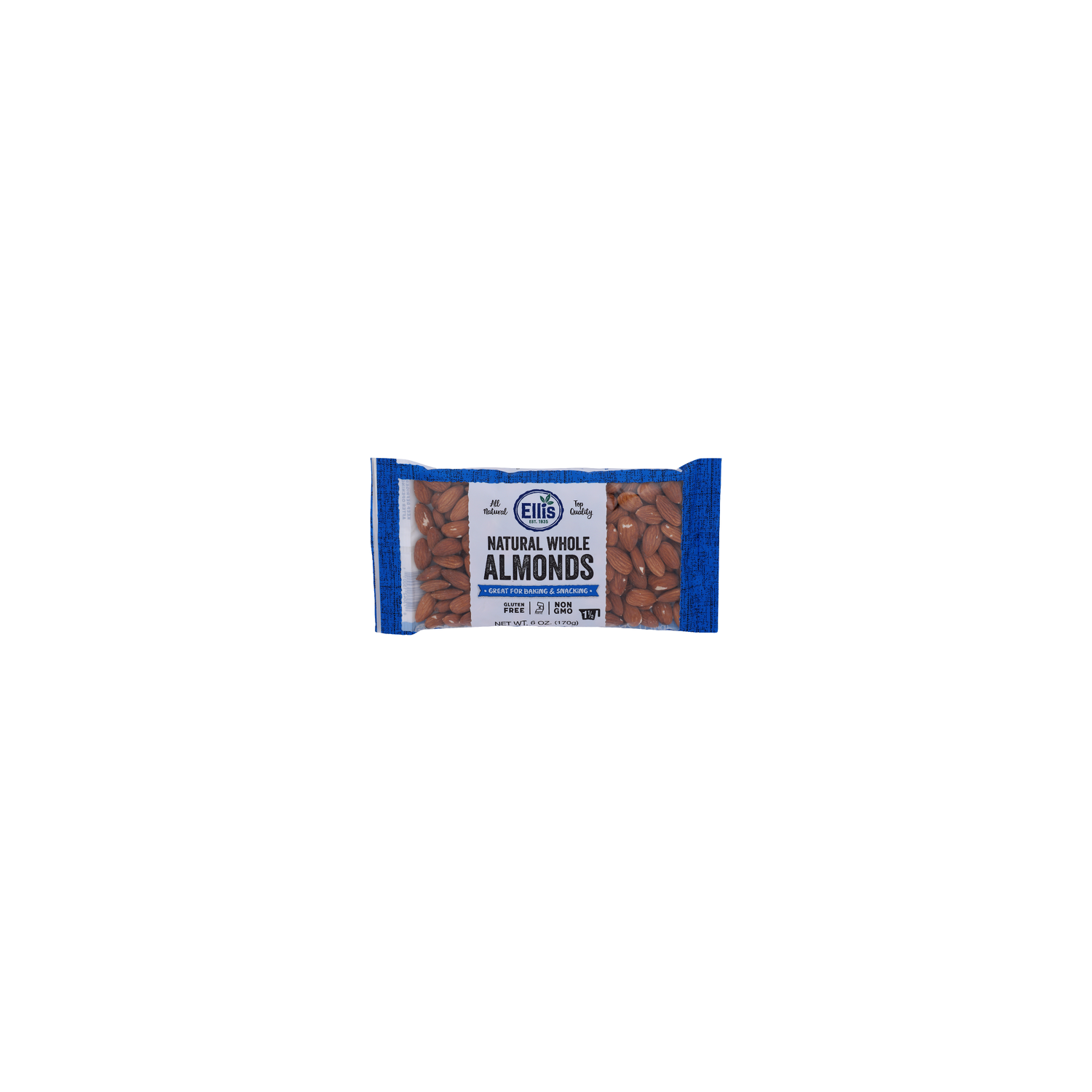 Ellis Natural Whole Almonds - 6 Ounce Image 1 of 4