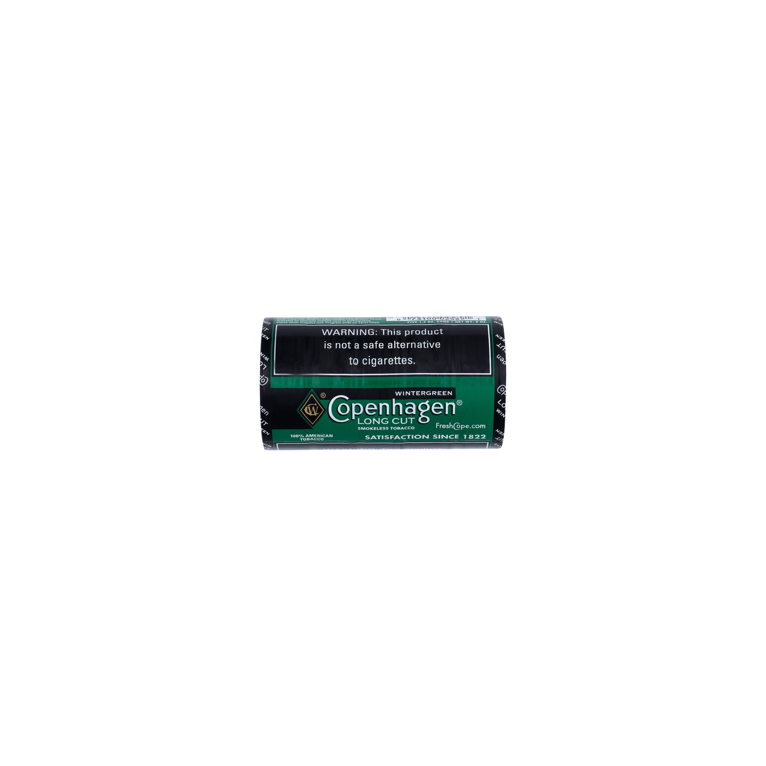 Copenhagen Winter Green Long Cut Smokeless Tobacco - 1.2 Ounce - 5 Count -  Spring Market, image size:1500x1500