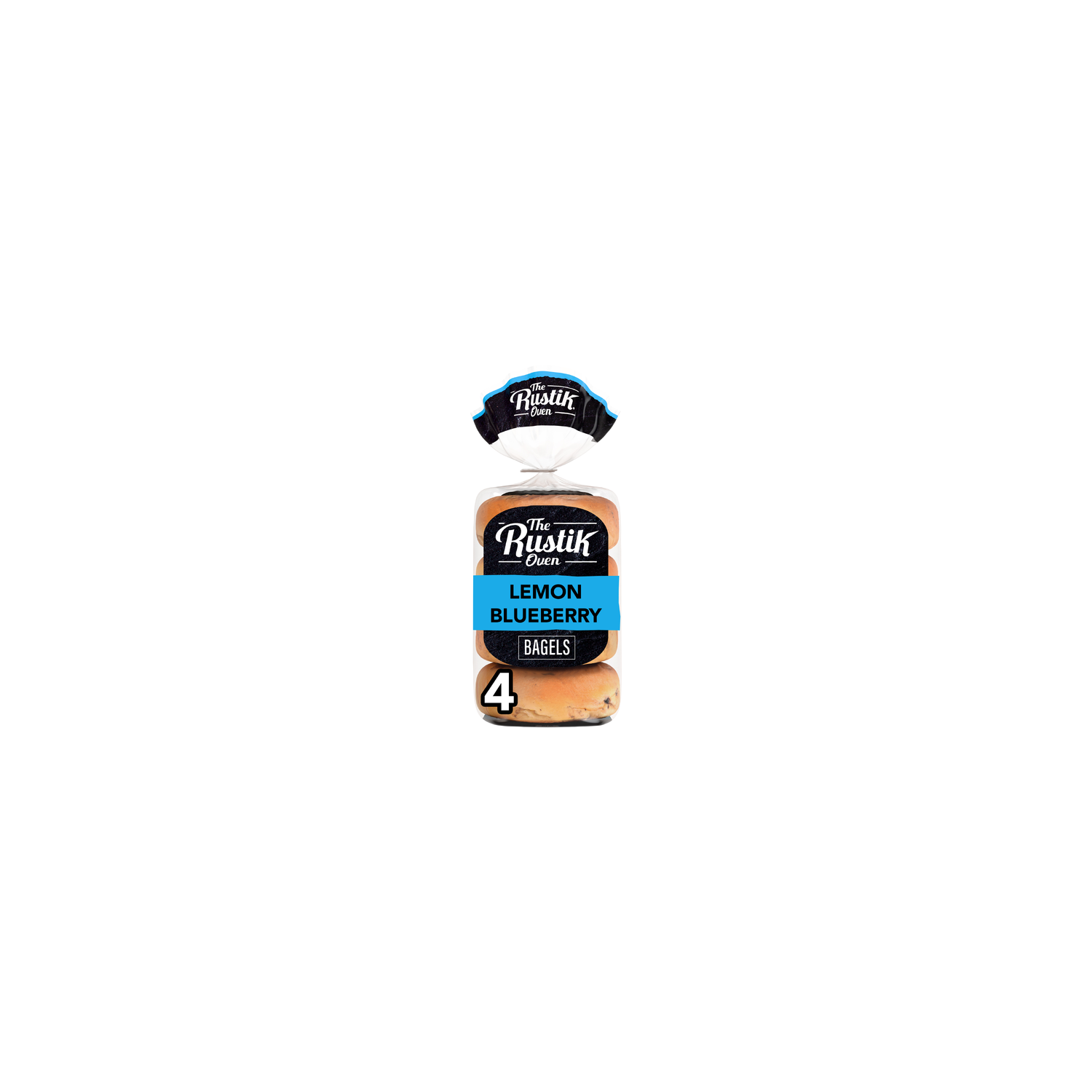The Rustik Oven Lemon Blueberry Bagels - 4.2 Fluid Ounce - 4 Count Image 1 of 4