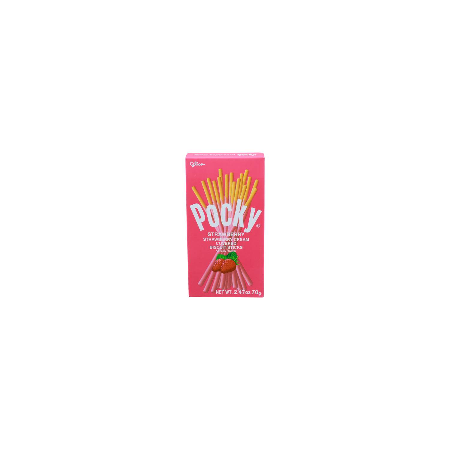 Pocky Strawberry Cream Covered Biscuit Sticks - 2.47 Ounce