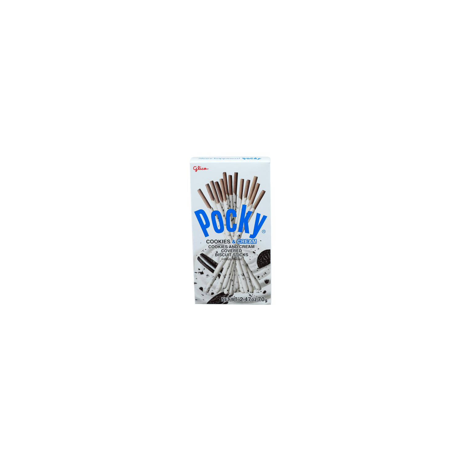 Pocky Cookies & Cream Biscuit Sticks - 2.47 Ounce Image 1 of 4