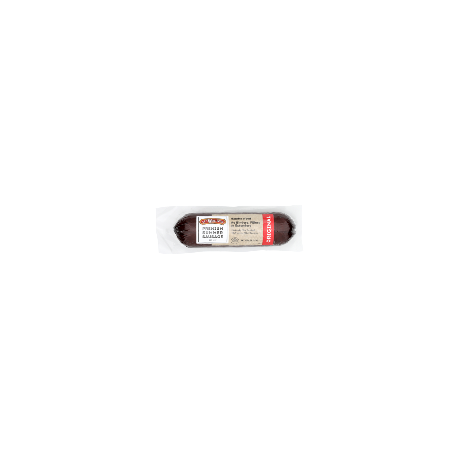Old Wisconsin Original Premium Summer Sausage - 8 Ounce Image 1 of 4