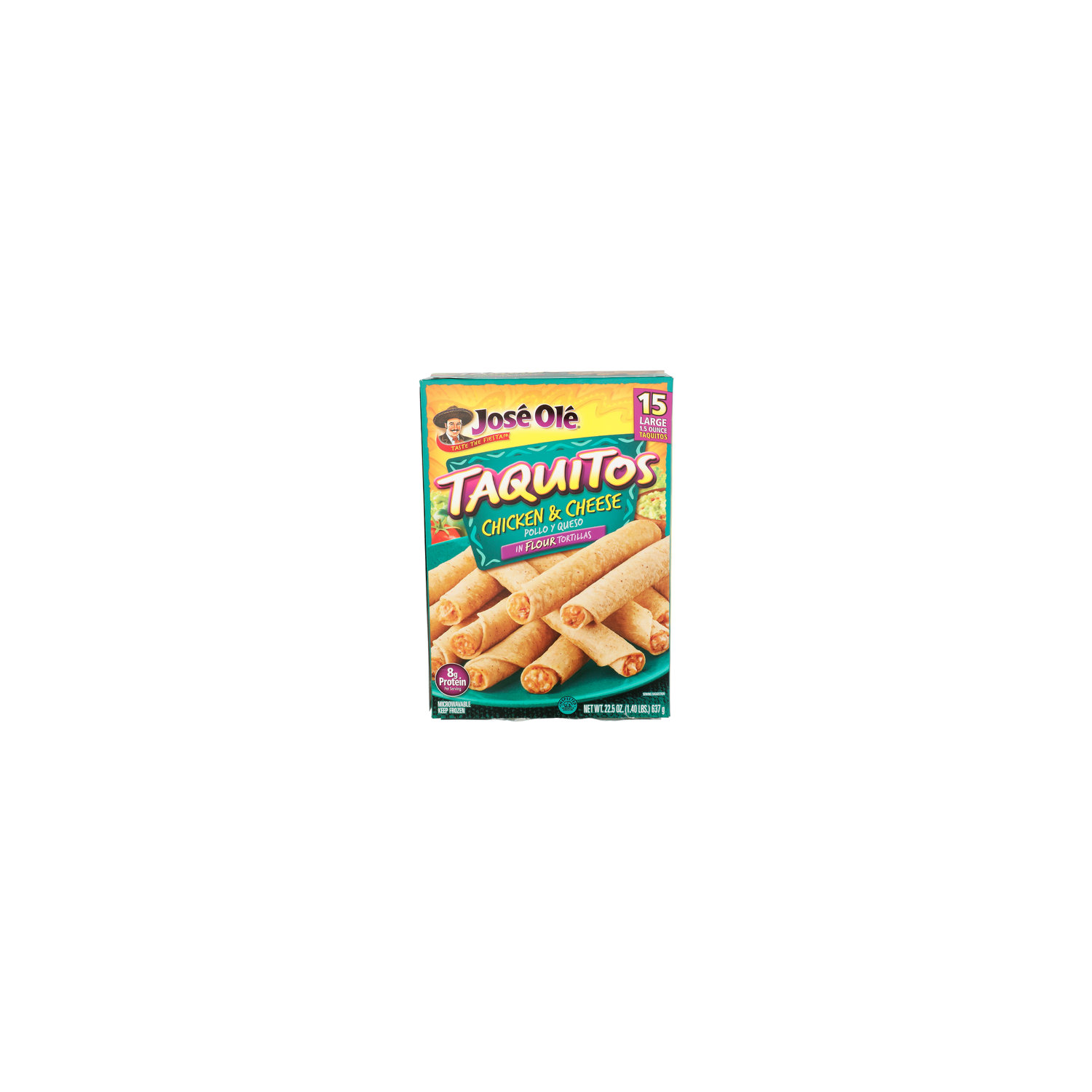 Jose Ole Chicken & Cheese In Flour Tortillas Taquitos - 1.5 Ounce - 15 Count Image 1 of 4