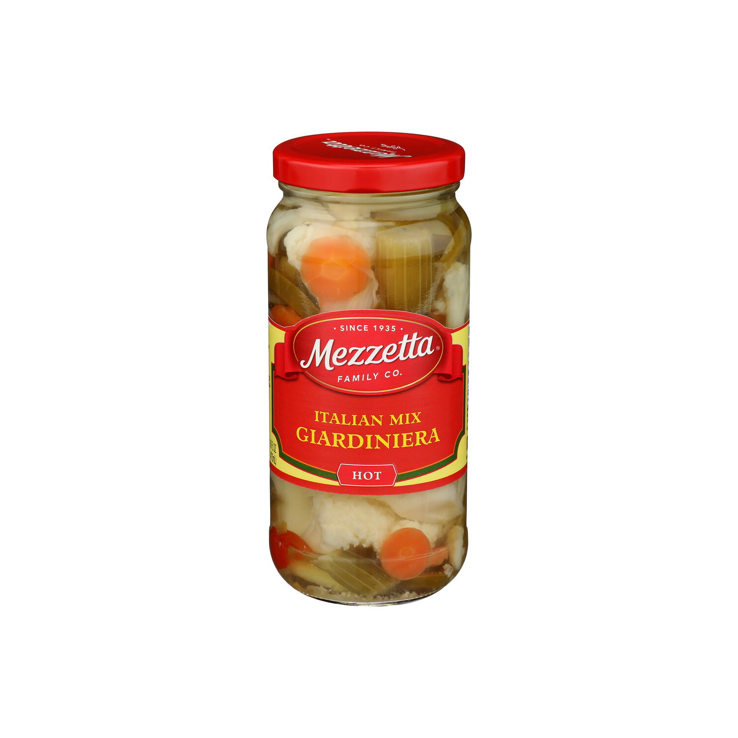 Mezzetta Family Co California Hot Vegetable Mix - 16 Fluid Ounce