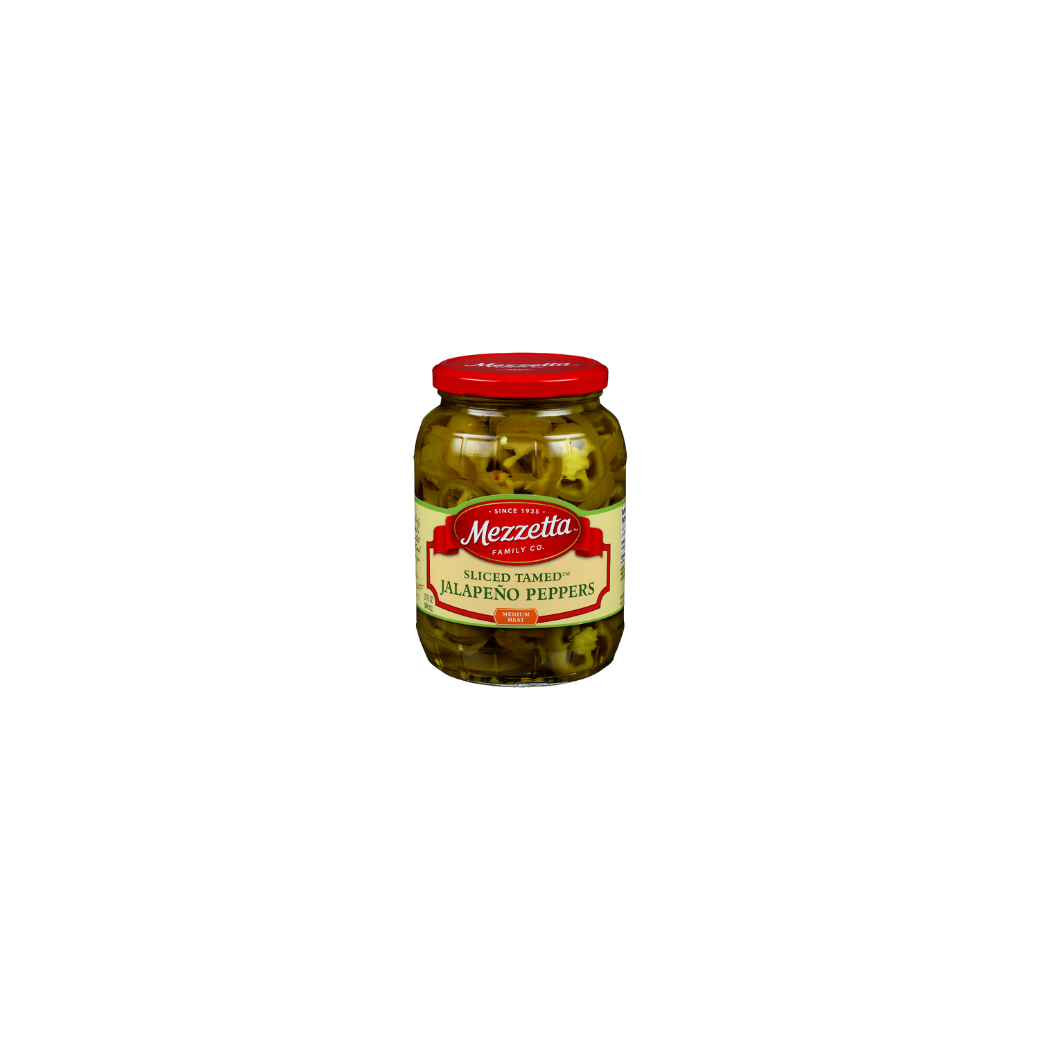 Mezzetta Family Co Medium Heat Sliced Tamed Jalapeno Peppers - 32