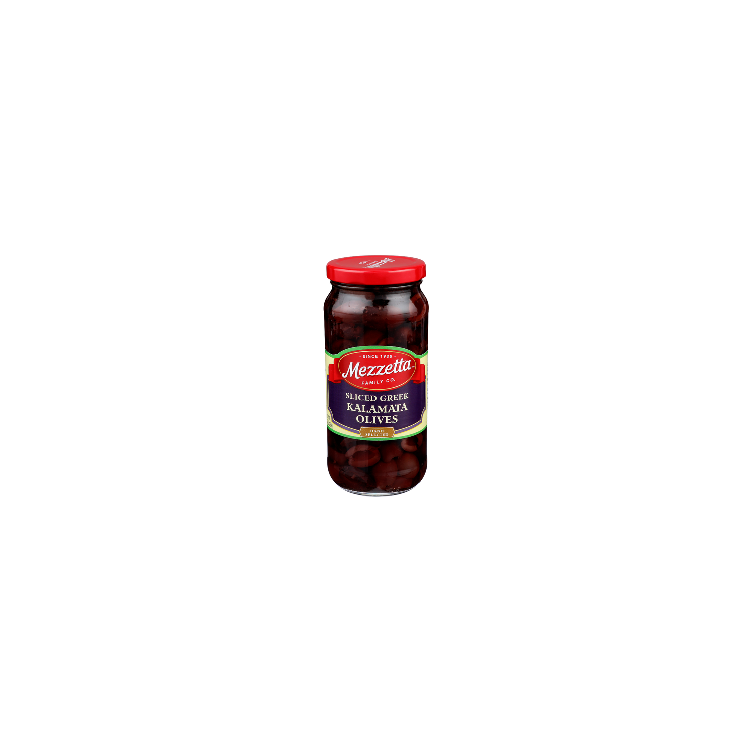 Mezzetta Family Co Hand Selected Sliced Greek Kalamata Olives - 9.5 Ounce Image 1 of 4