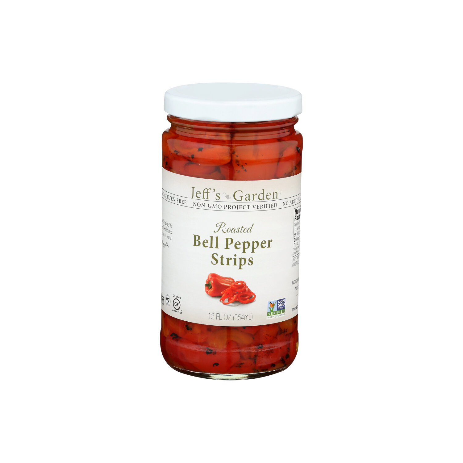 Jeff's Garden Roasted Bell Pepper Strips - 12 Fluid Ounce Image 1 of 4