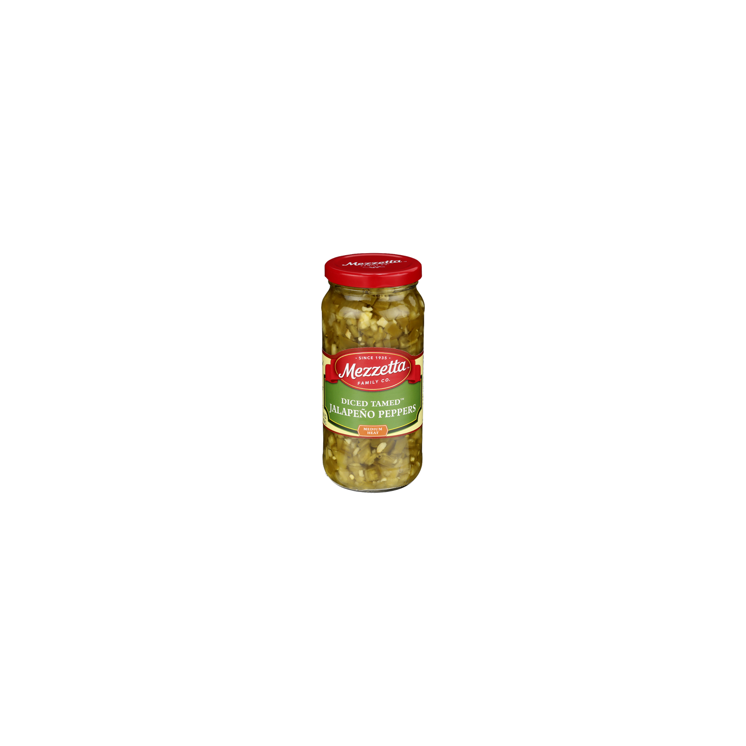 Mezzetta Family Co Diced Tame Tamed Jalapeño Peppers - 16 Fluid
