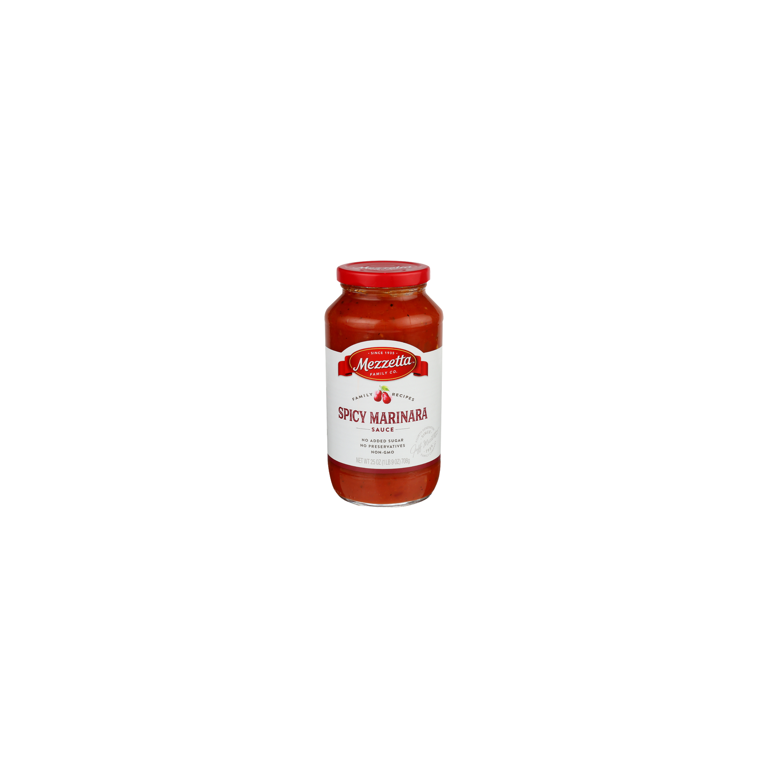 MEZZETTA FAMILY CO Spicy Marinara Sauce - 25 Ounce Image 1 of 2
