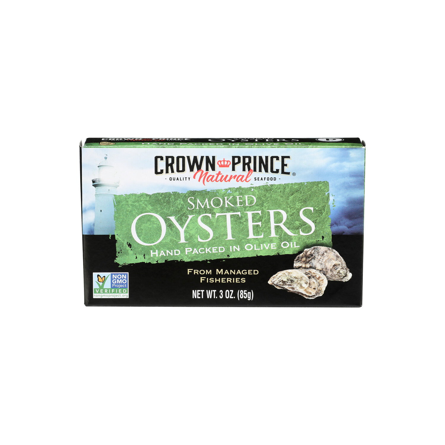 Crown Prince Smoked Oysters Naturally - 3 Ounce Image 1 of 4