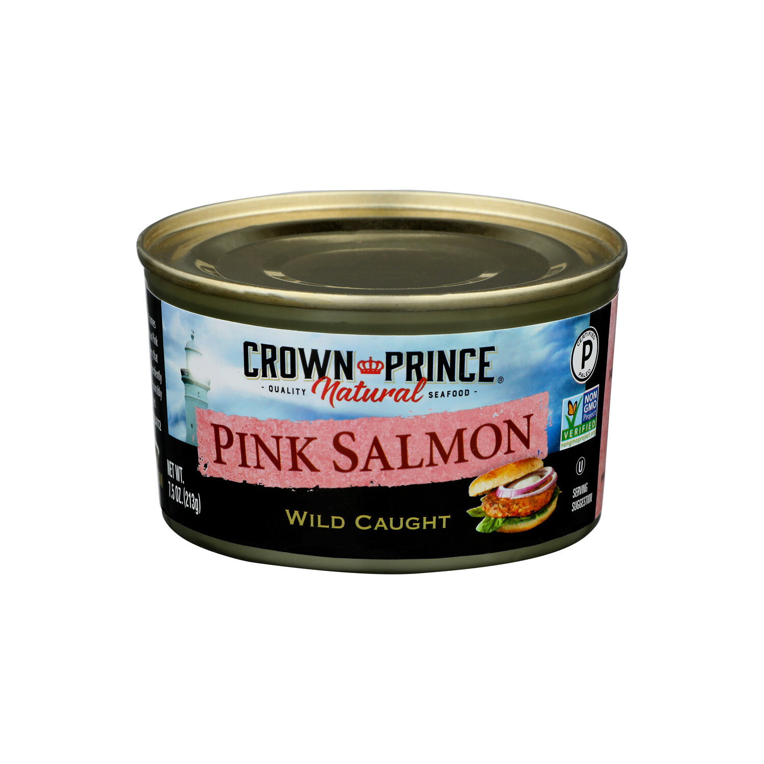 Crown Prince Natural Fish Salmon Cooked Pink - 7.5 Ounce Image 1 of 4