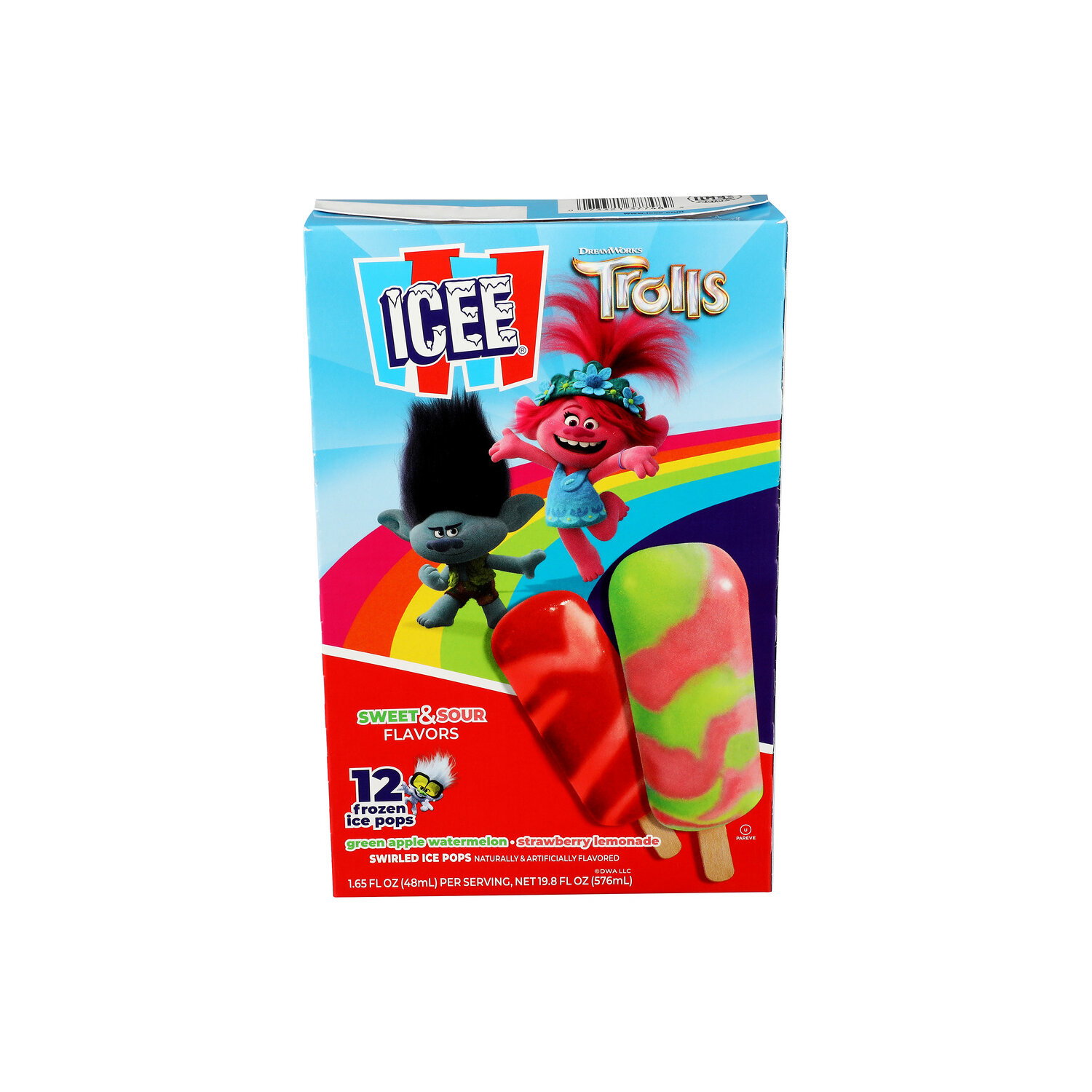 Fanta Strawberry Lemonade & Green Apple Watermelon Icee - 1.65 Fluid Ounce - 12 Count Image 1 of 4