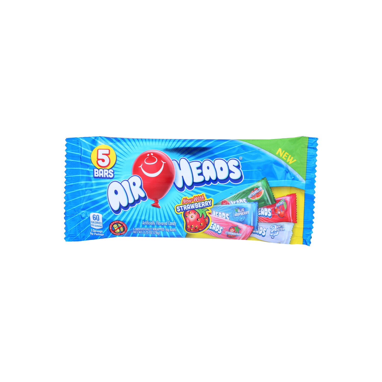 Airheads Assorted Flavors Candy - 0.55 Ounce - 5 Count Image 1 of 2