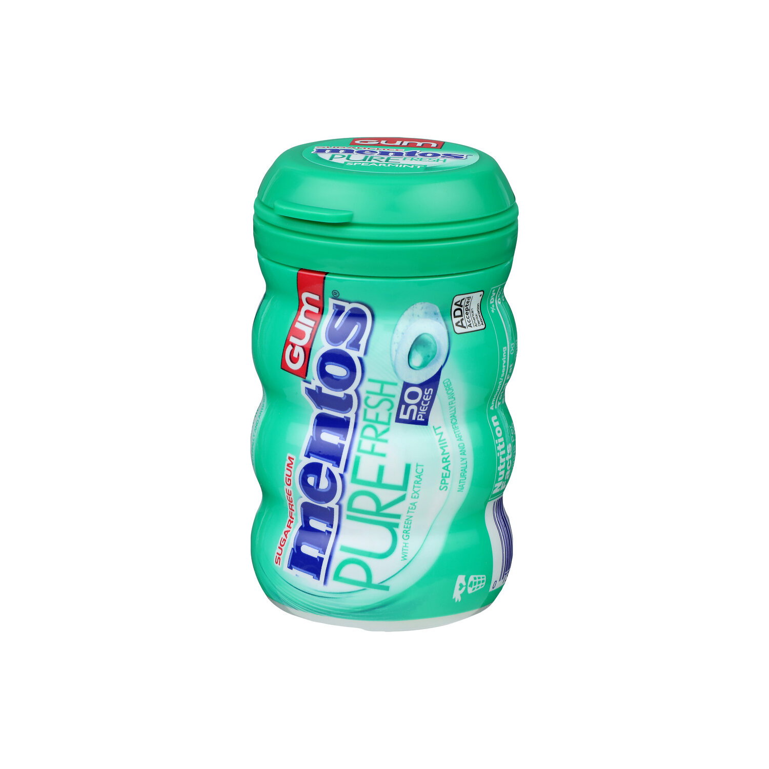 Mentos Spearmint Sugarfree Gum Pure Fresh - 50 Count Image 1 of 4