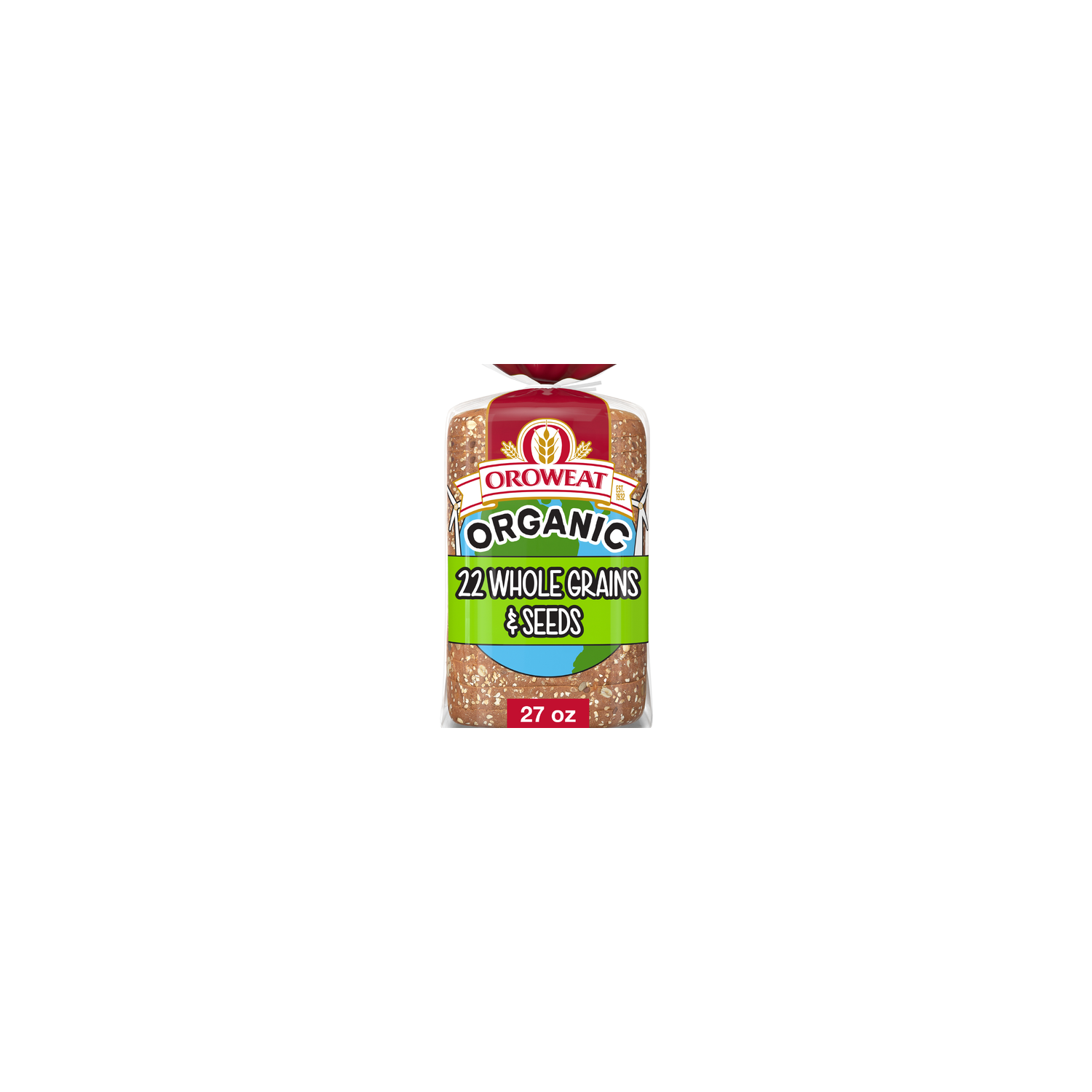 Oroweat Organic 22 Grains & Seeds Bread, Non-Gmo Bread - 27 Ounce Image 1 of 4