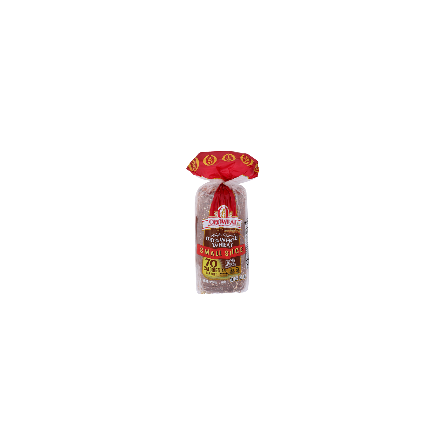 Oroweat Whole Grains 100% Wheat Small Slice Bread - 18 Ounce Image 1 of 4