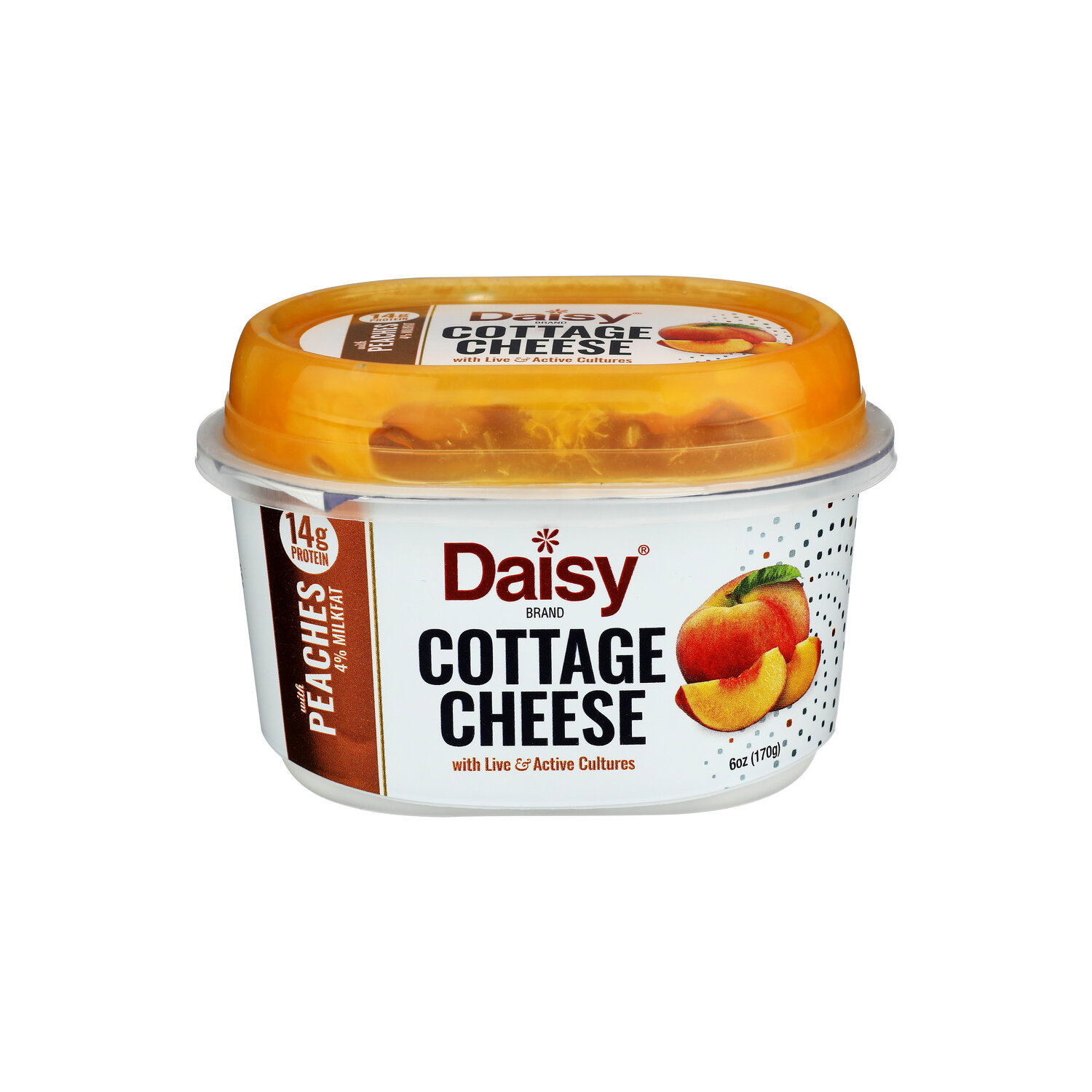 Daisy Brand Cottage Cheese With Peaches - 6 Ounce Image 1 of 4