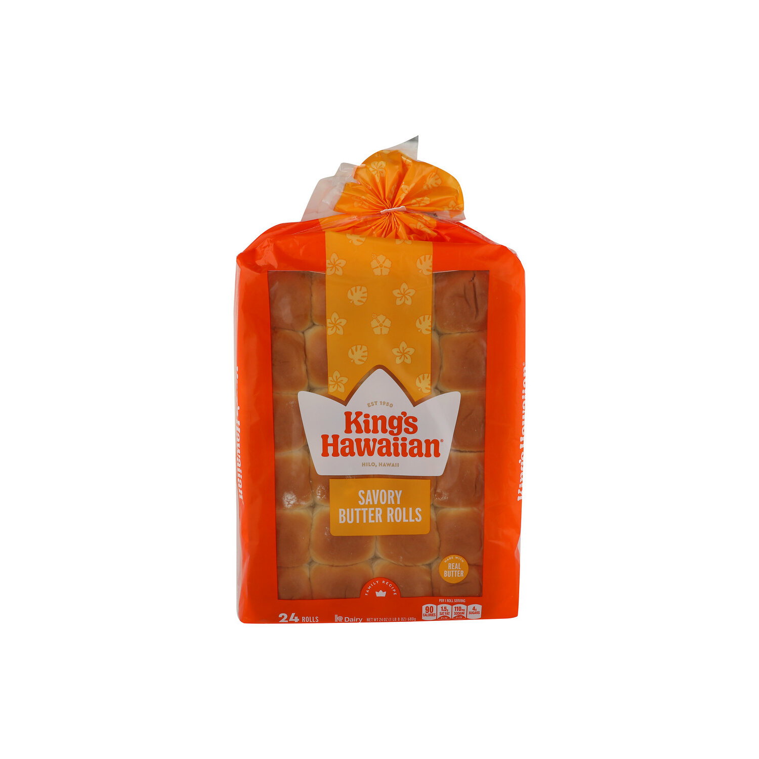 King's Hawaiian Savory Butter Rolls - 24 Ounce Image 1 of 4