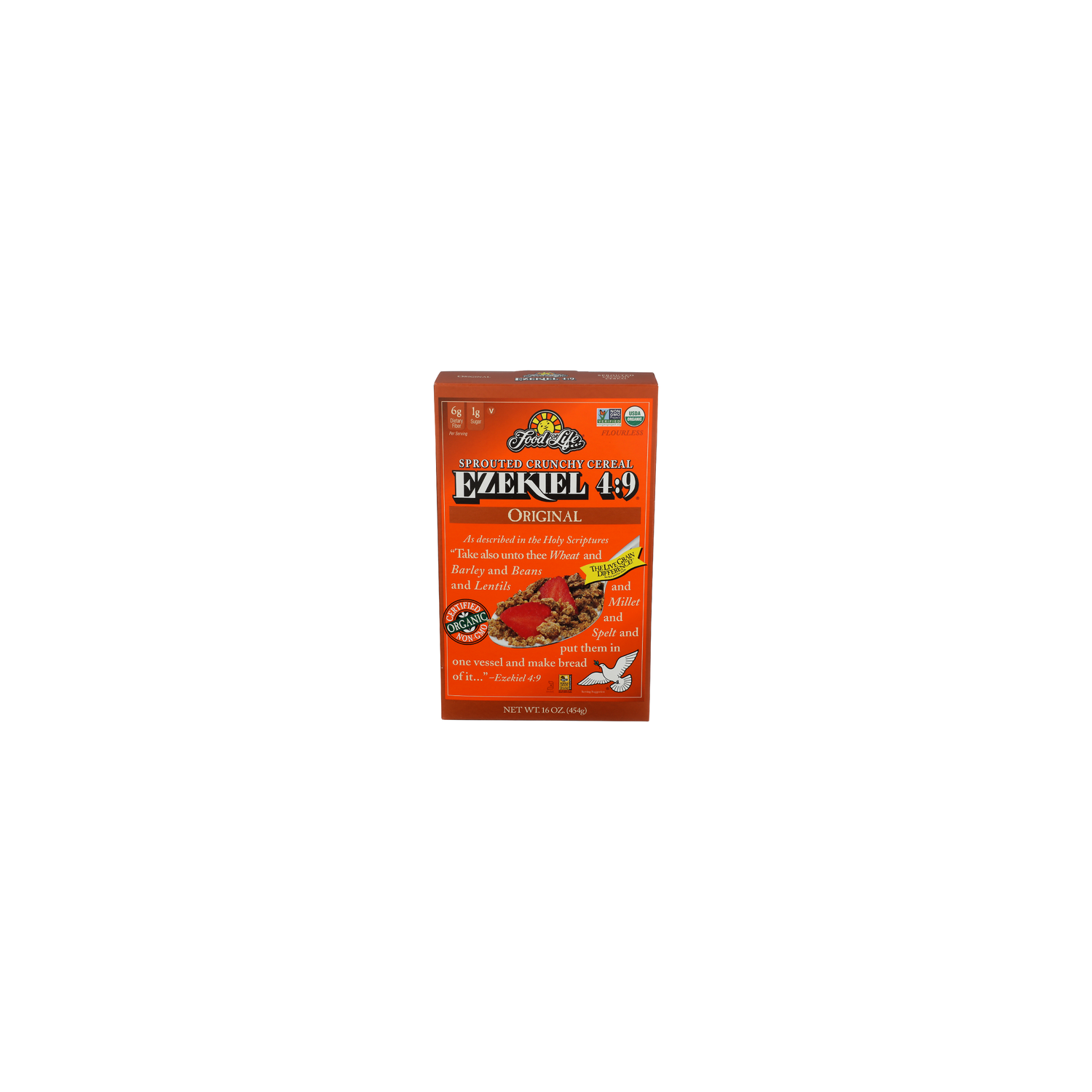 Food For Life Original Sprouted Crunchy Cereal Ezekiel 4 9 Whole Grain - 16 Ounce Image 1 of 4