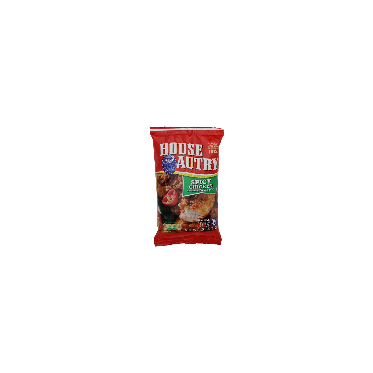 House Autry Spicy Chicken Heat Level Seasoned Breading Mix - 10 Ounce Image 1 of 4