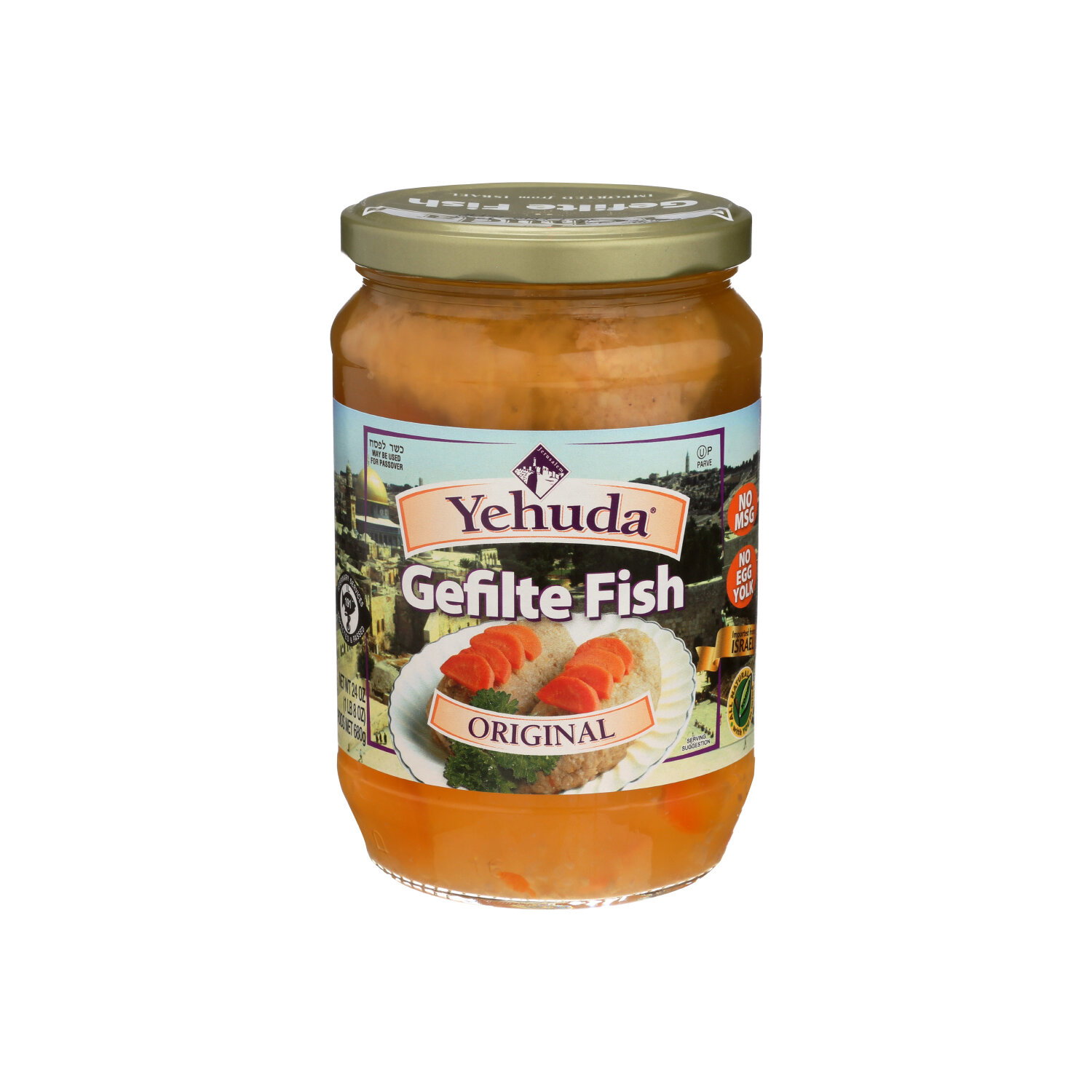 Yehuda Gefilte Fish Original - 24 Ounce Image 1 of 2