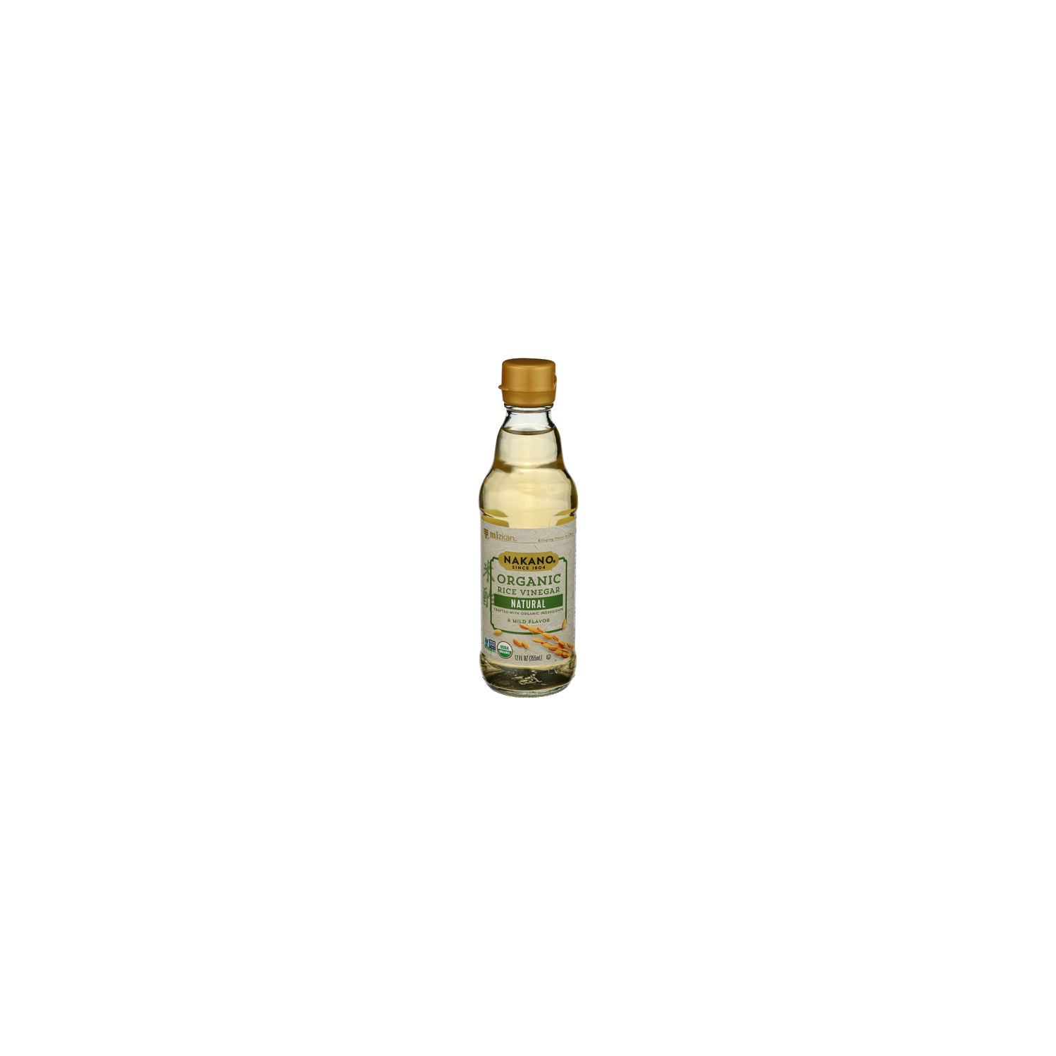 Mizkan Nakano A Mild Flavor Rice Vinegar Organic - 12 Fluid Ounce Image 1 of 4