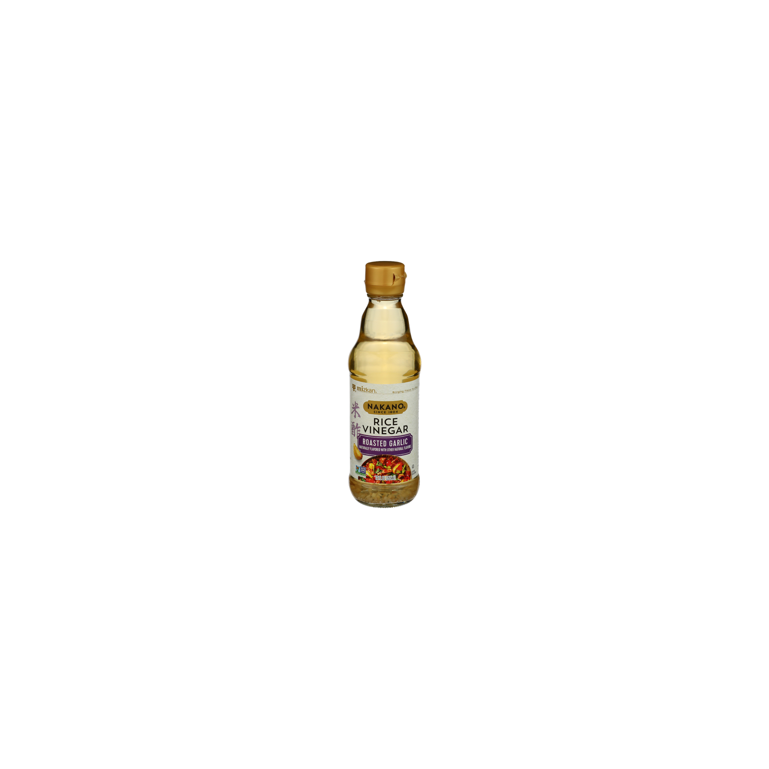 Mizkan Nakano Roasted Garlic Rice Vinegar Seasoned - 12 Fluid Ounce Image 1 of 4
