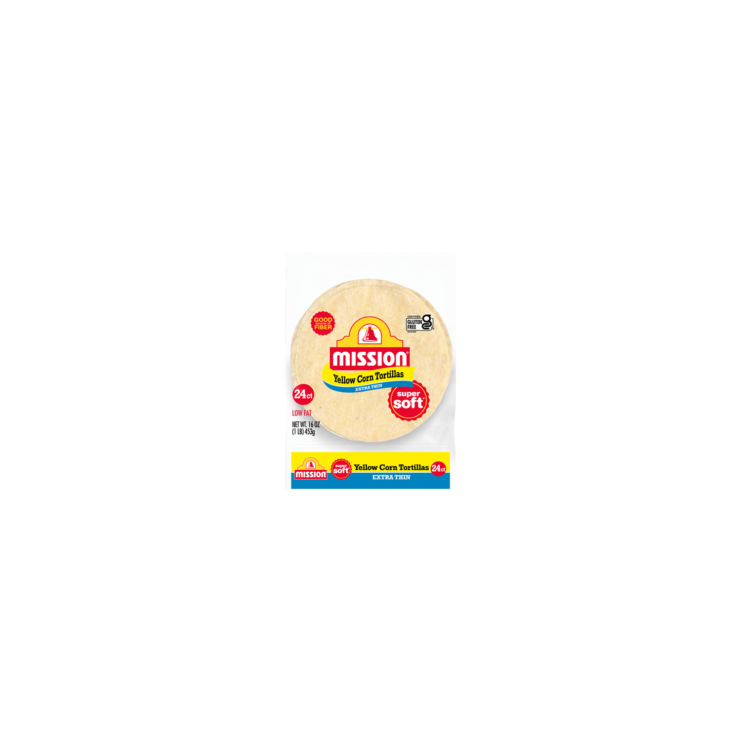 Mission Extra Thin Yellow Corn Tortillas - 0.667 Ounce - 24 Count Image 1 of 4
