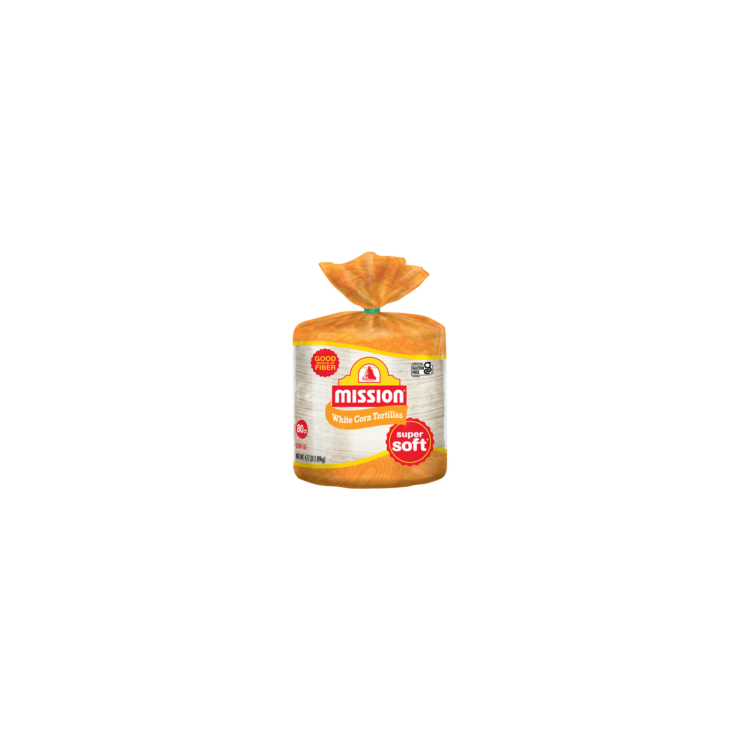 Mission Super Soft White Corn Tortillas - 0.052 Pound - 80 Count Image 1 of 4