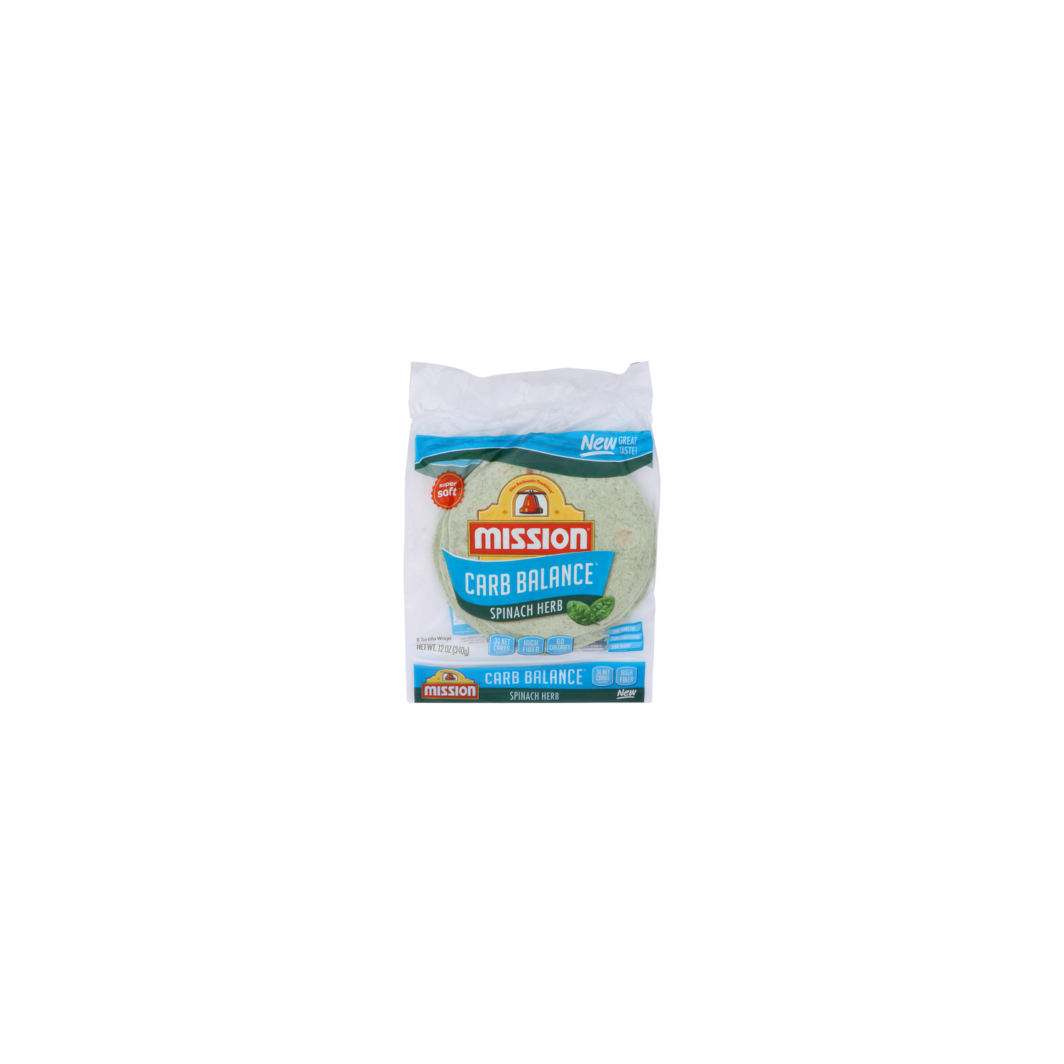 Mission Carb Balance Spinach Herb - 1.5 Ounce - 8 Count Image 1 of 4