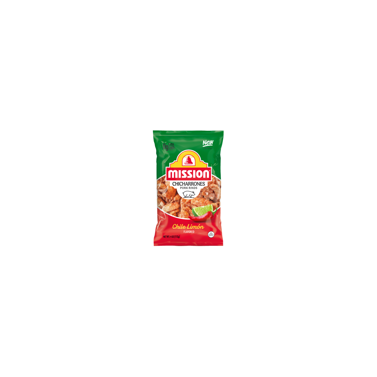 Mission Chicharrones Chile Limon, Bag - 4 Ounce