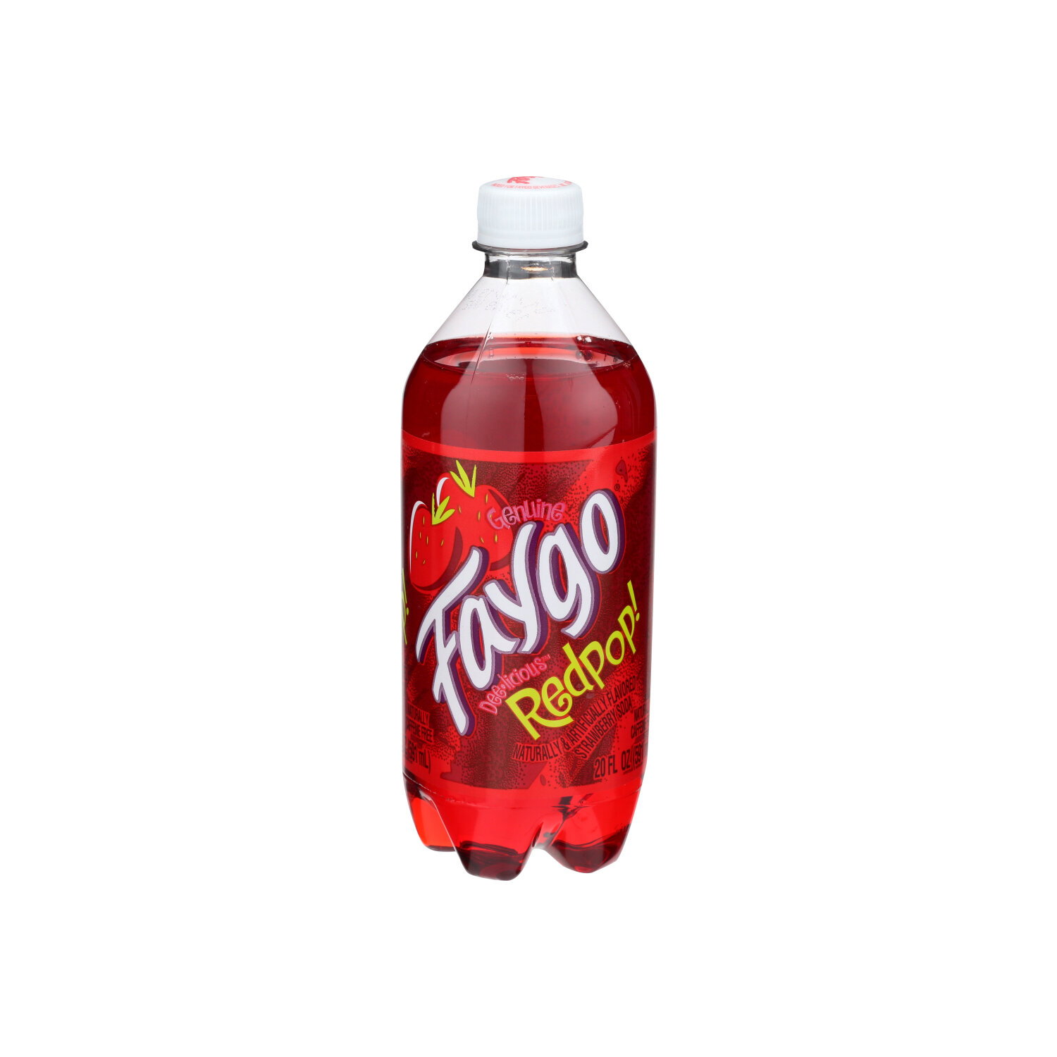 Faygo Soda Dee-Licious Redpop! - 20 Fluid Ounce Image 1 of 2