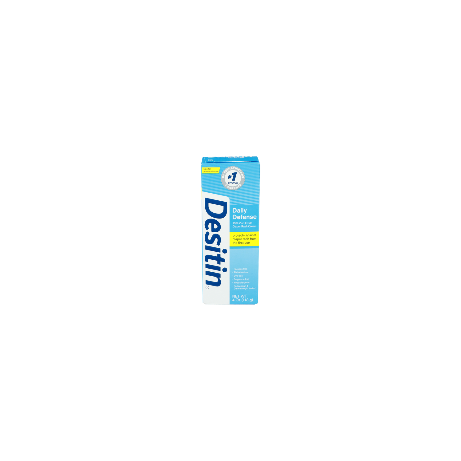 Desitin Daily Defense 13% Zinc Oxide Diaper Rash Cream - 4 Ounce Image 1 of 2