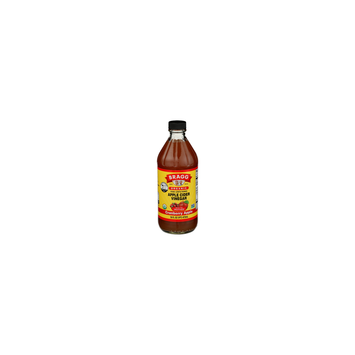 Bragg Cranberry Apple Enhanced Vinegars - 16 Fluid Ounce Image 1 of 4