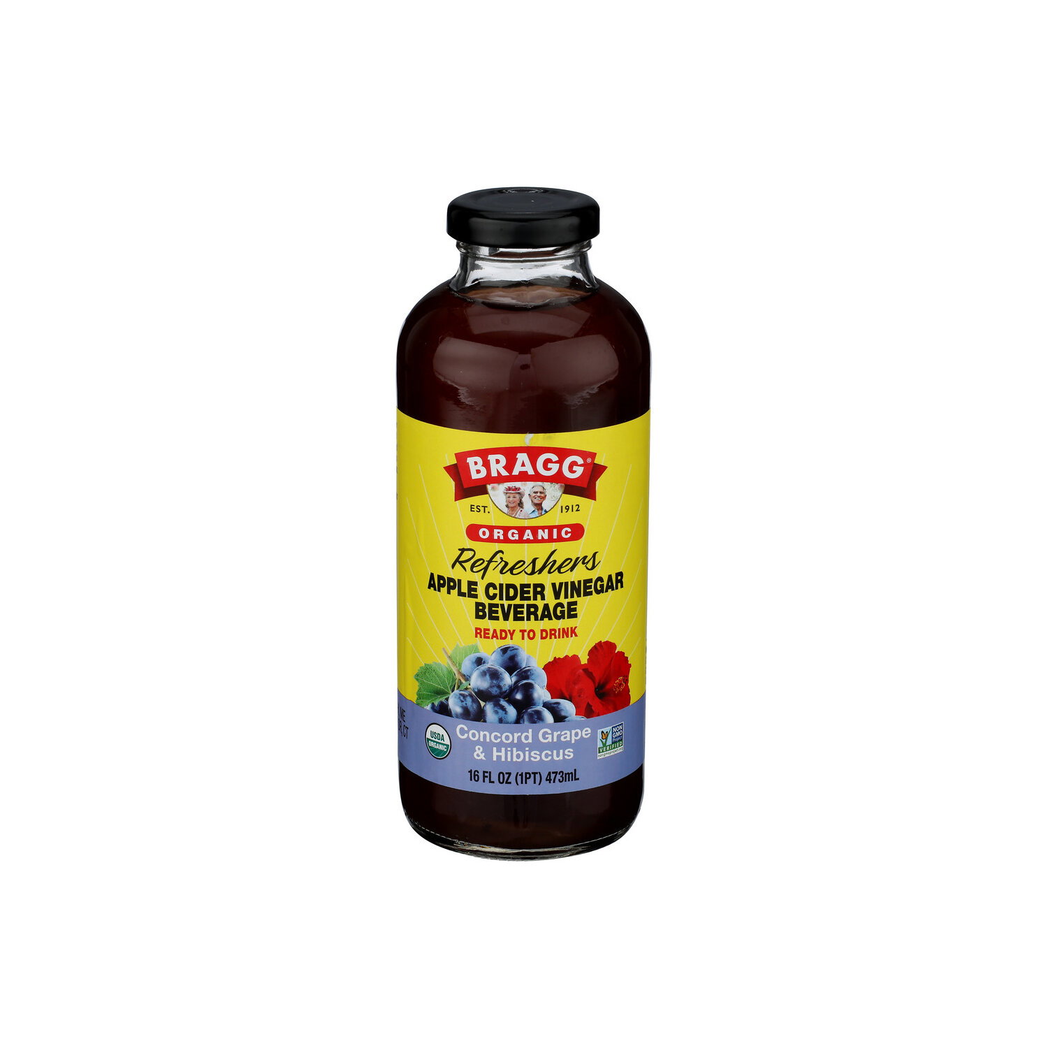 Bragg Concord Grape Hibiscus Refresher Acaí - 16 Fluid Ounce Image 1 of 4