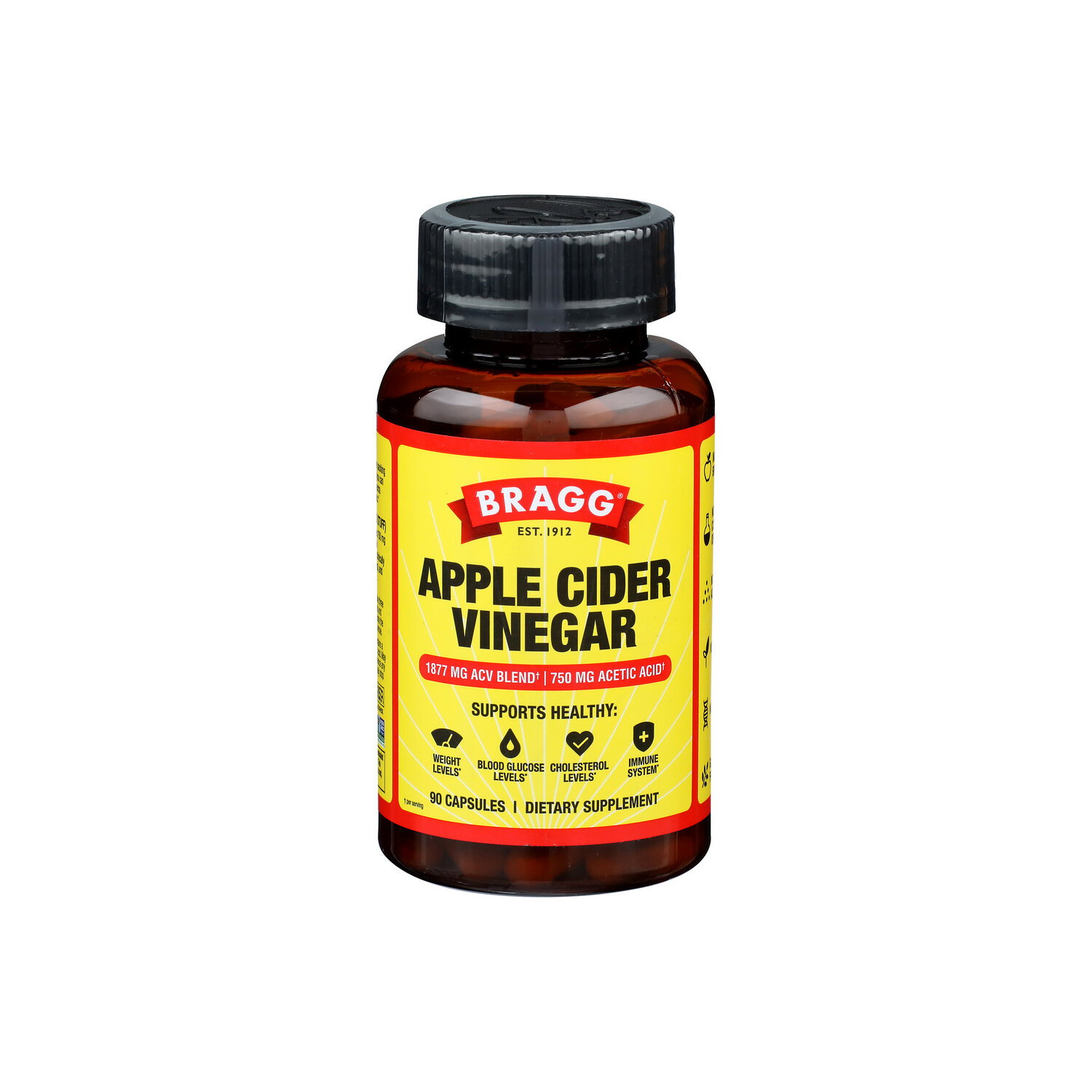 Bragg Apple Cider Vinegar Capsules - 90 Count Image 1 of 2