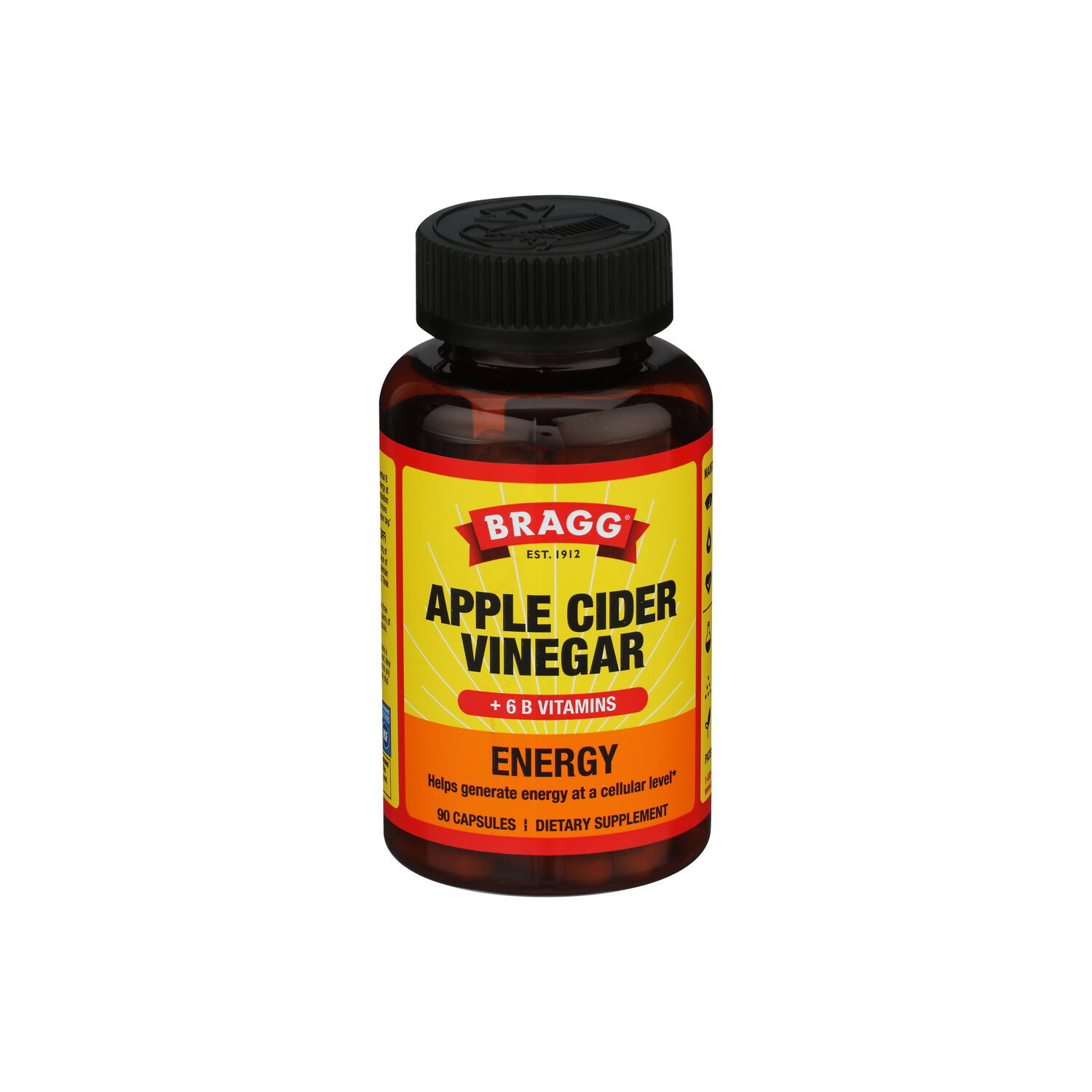 Bragg Apple Cider Vinegar True Energy - 90 Count Image 1 of 2
