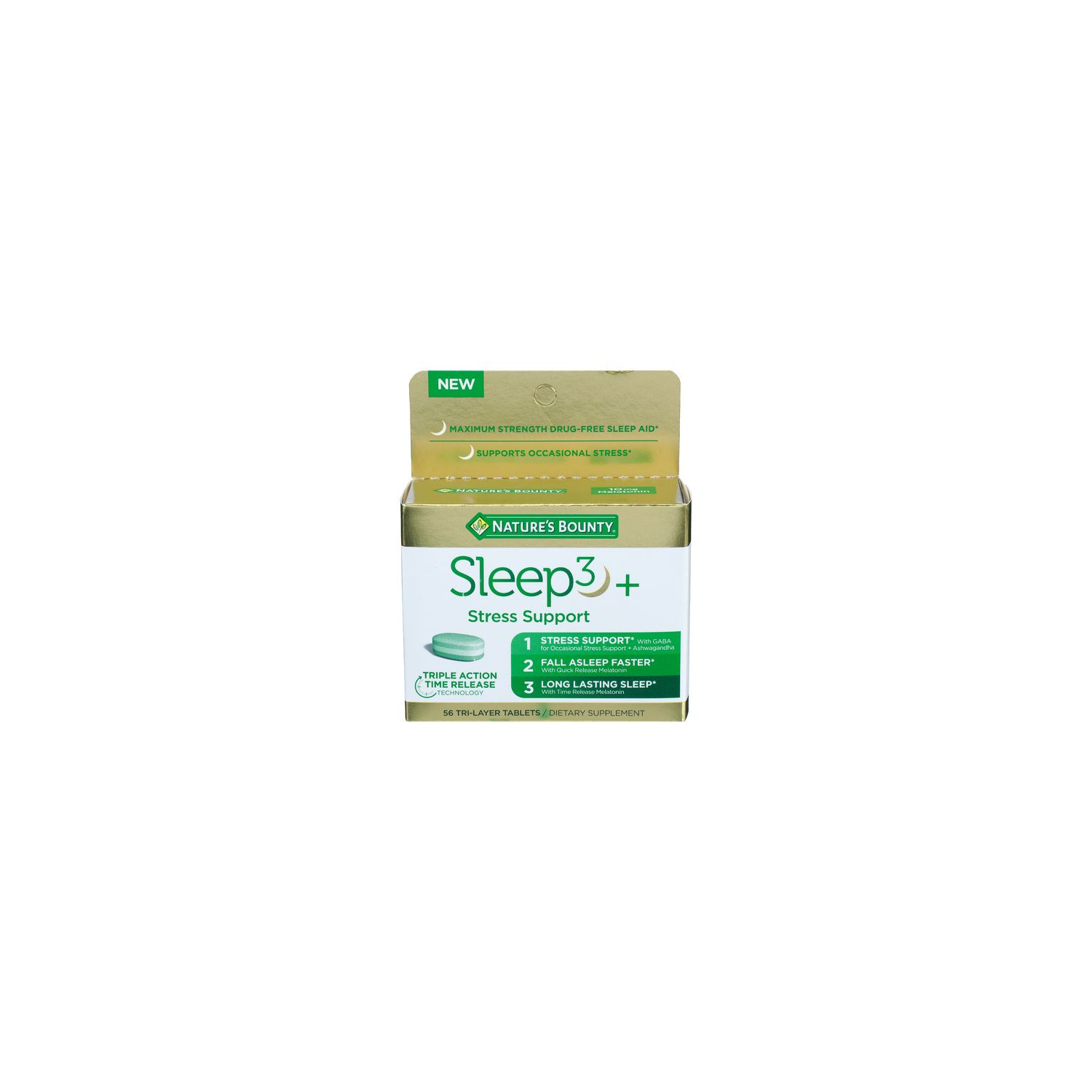 NATURE's Bounty SLEEP³ + Stress Support - 56 Count Image 1 of 2